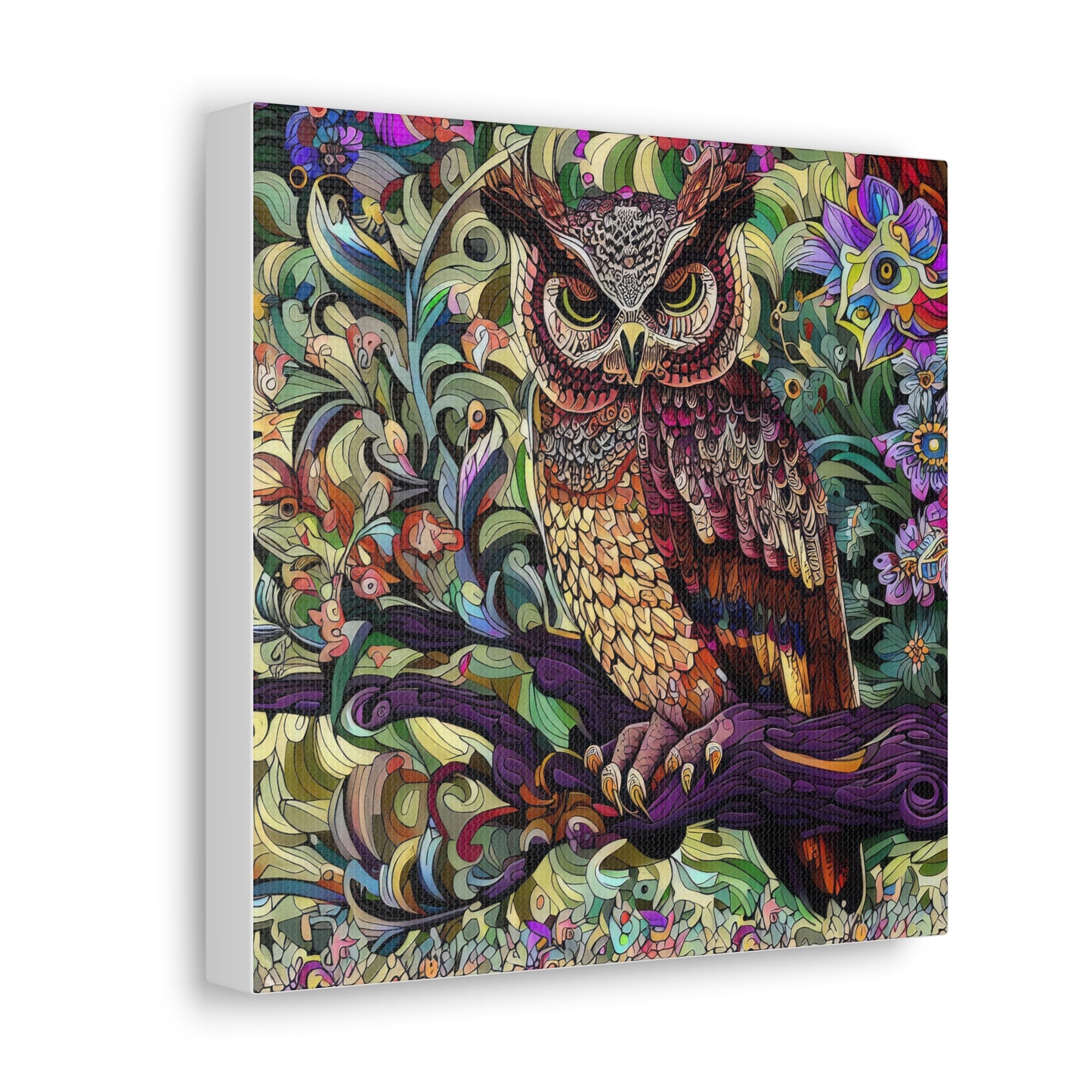 Montana Owl - Canvas Wall Art