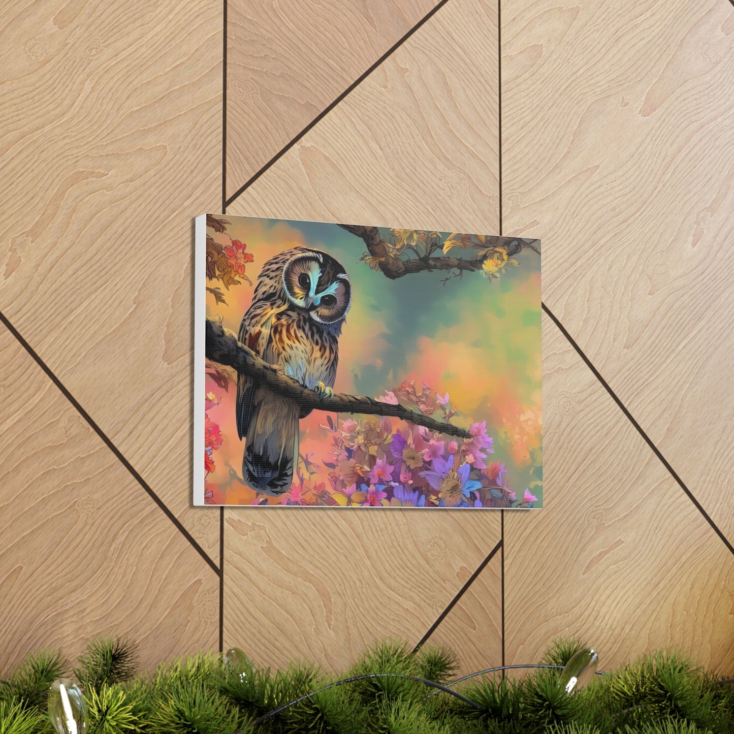 Kansas Owl - Canvas Wall Art