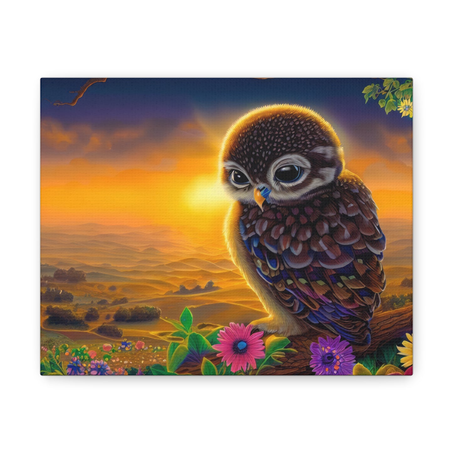 Ohio Owl - Canvas Wall Art