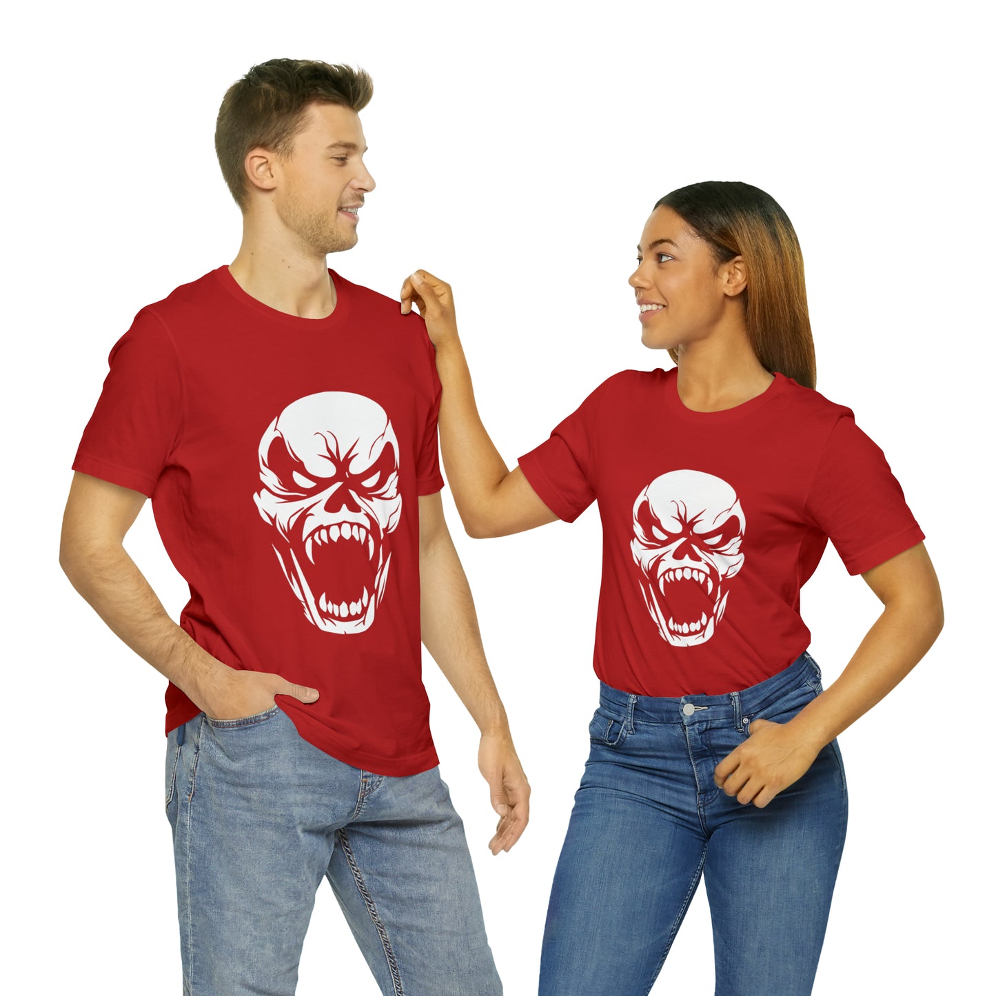 Wild Skull  Unisex Jersey Short Sleeve Tee