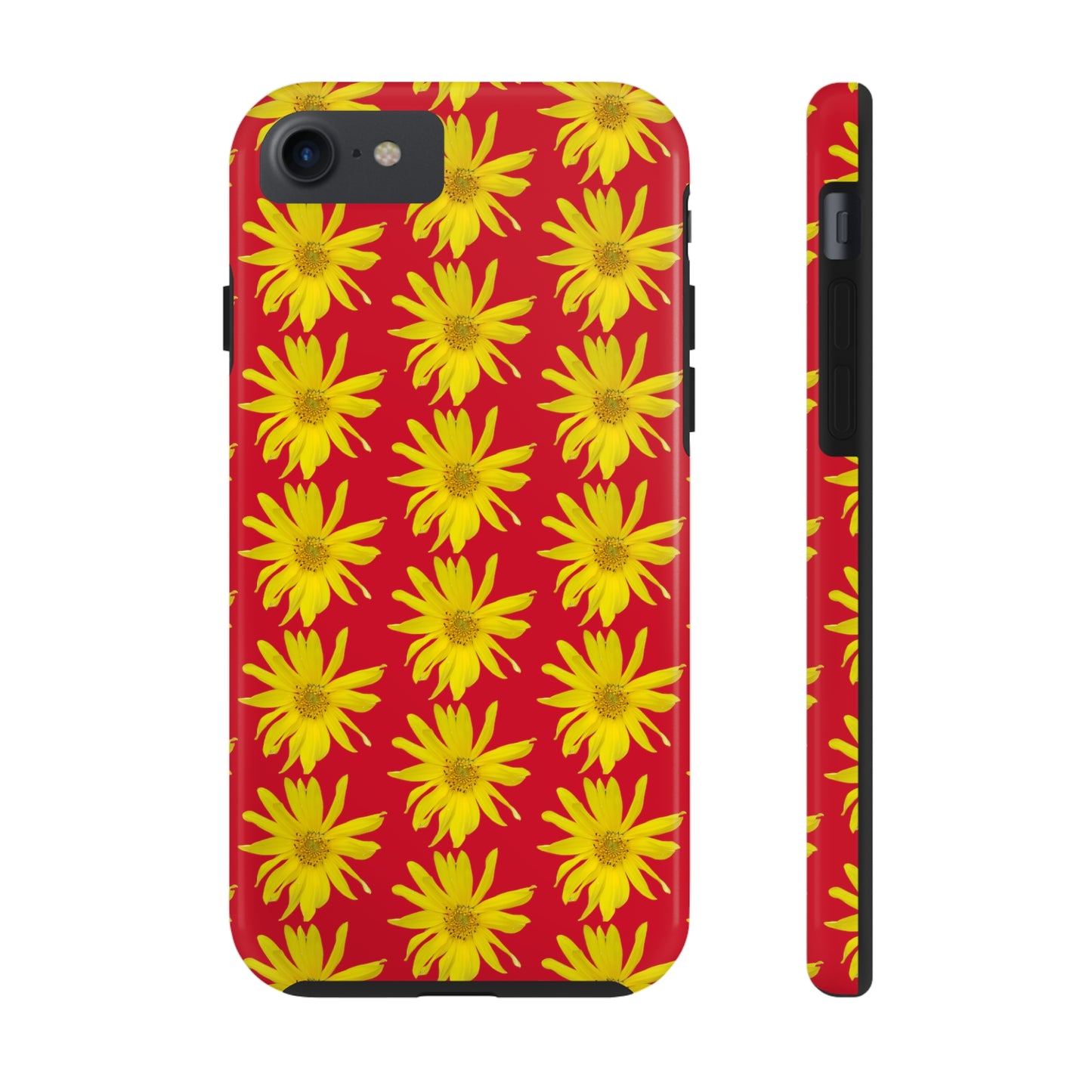 Wild Sunflower Red Tough Phone Case