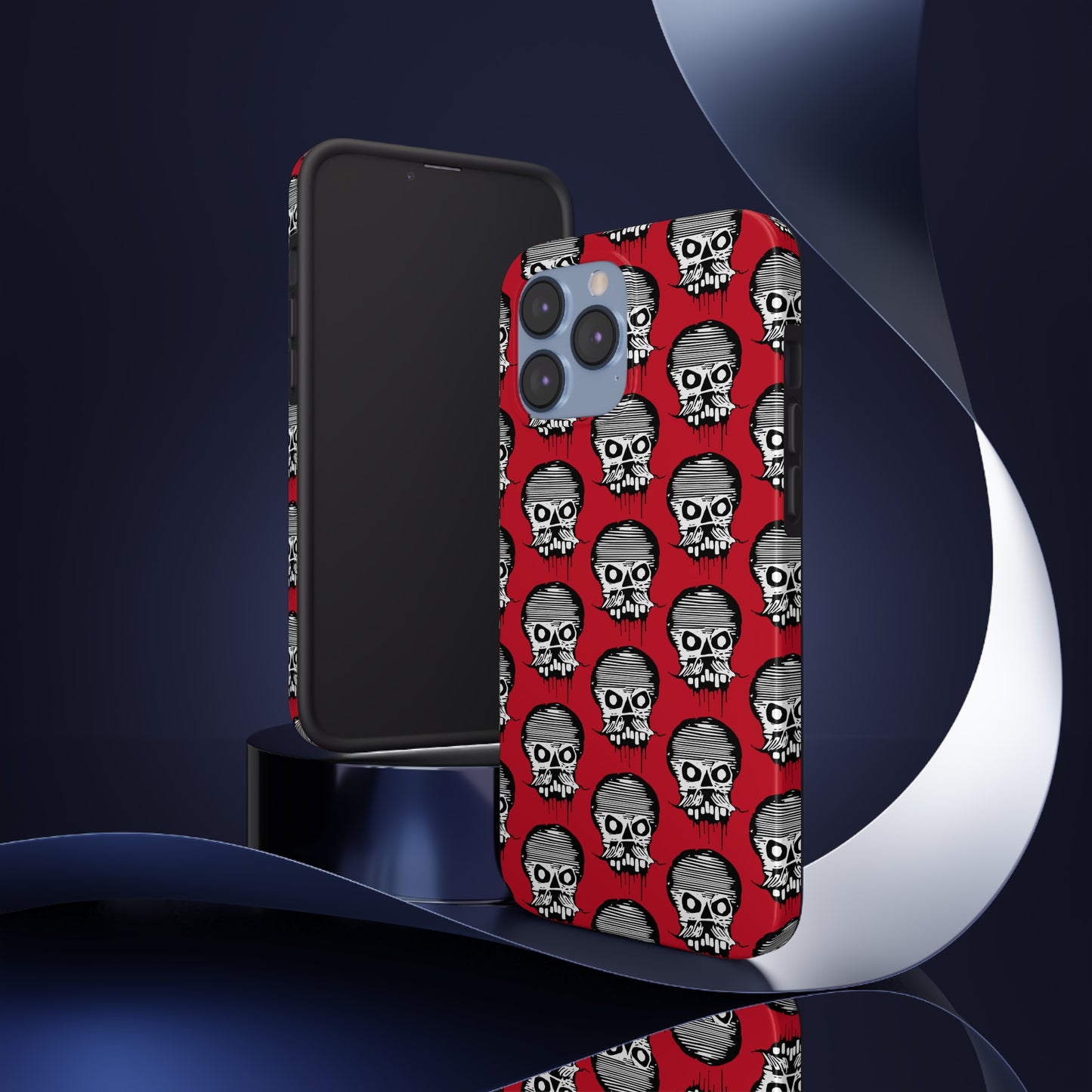 Skull Red Tough Phone Case