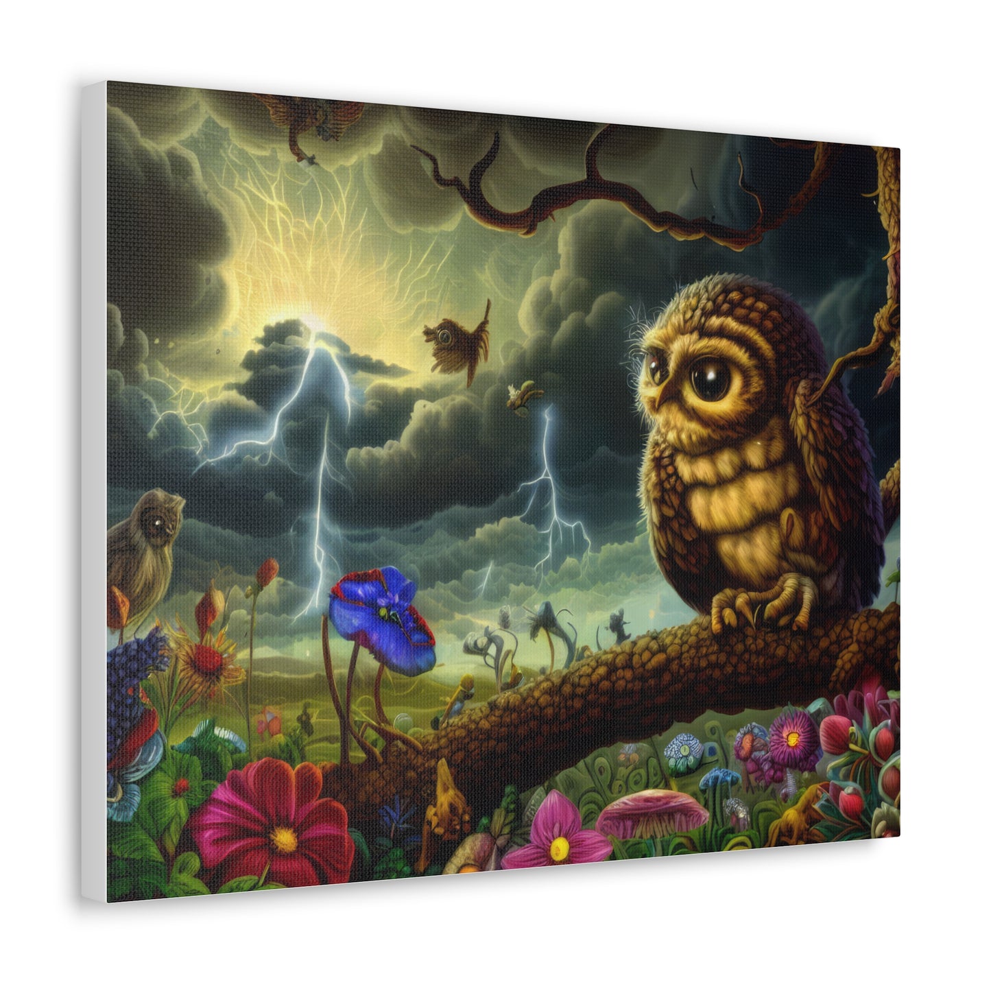 Vermont Owl - Canvas Wall Art