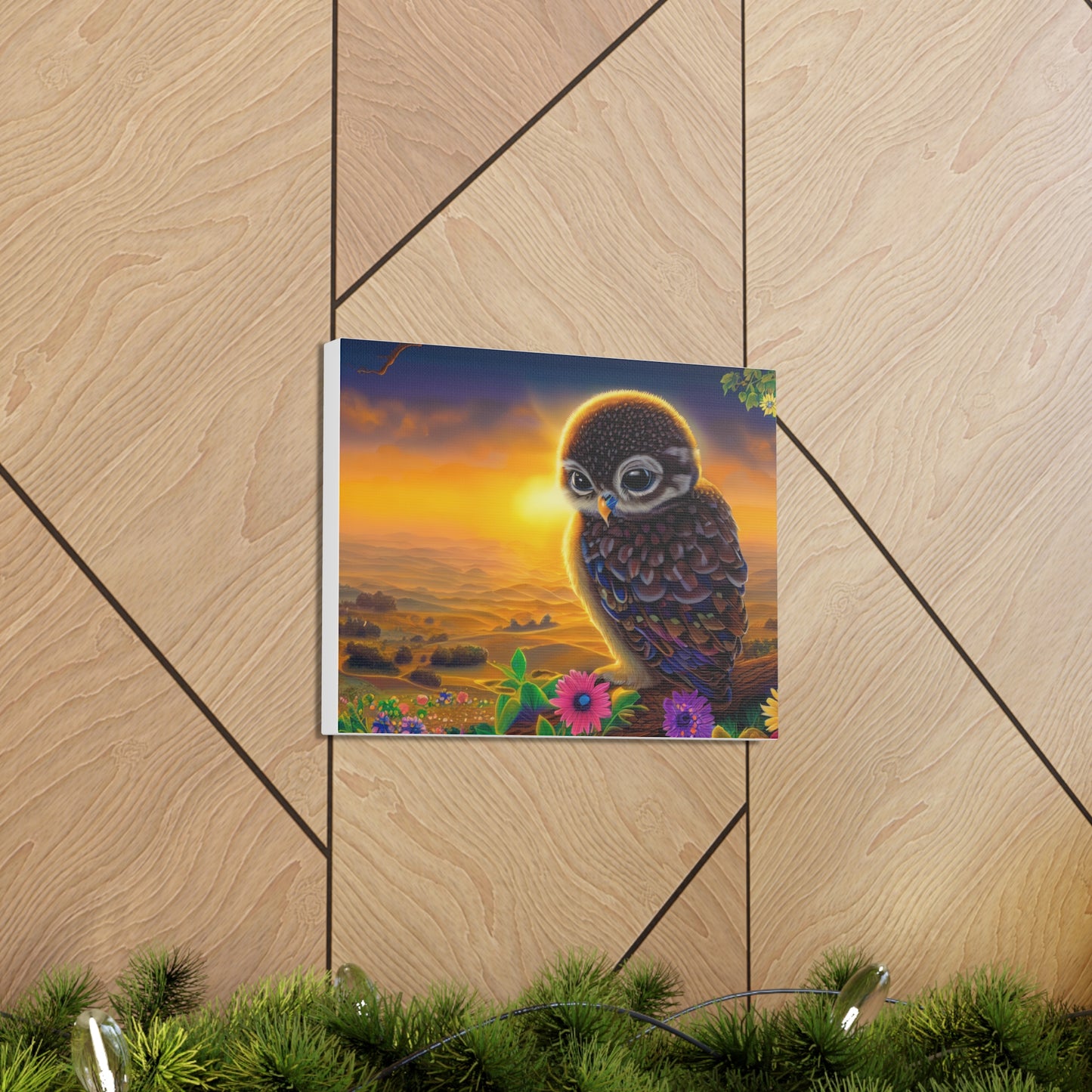 Ohio Owl - Canvas Wall Art