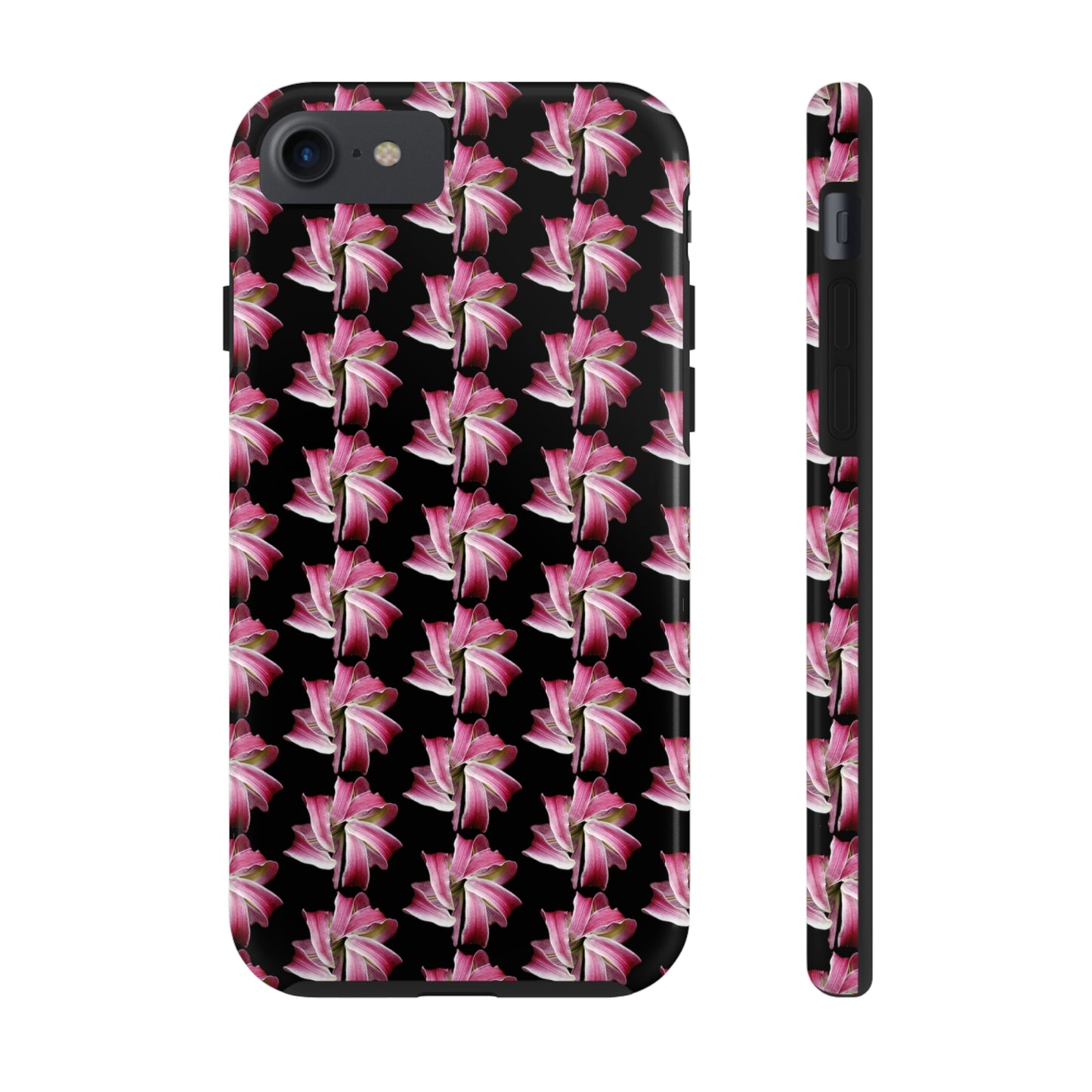 Morning Lily Black Tough Phone Case