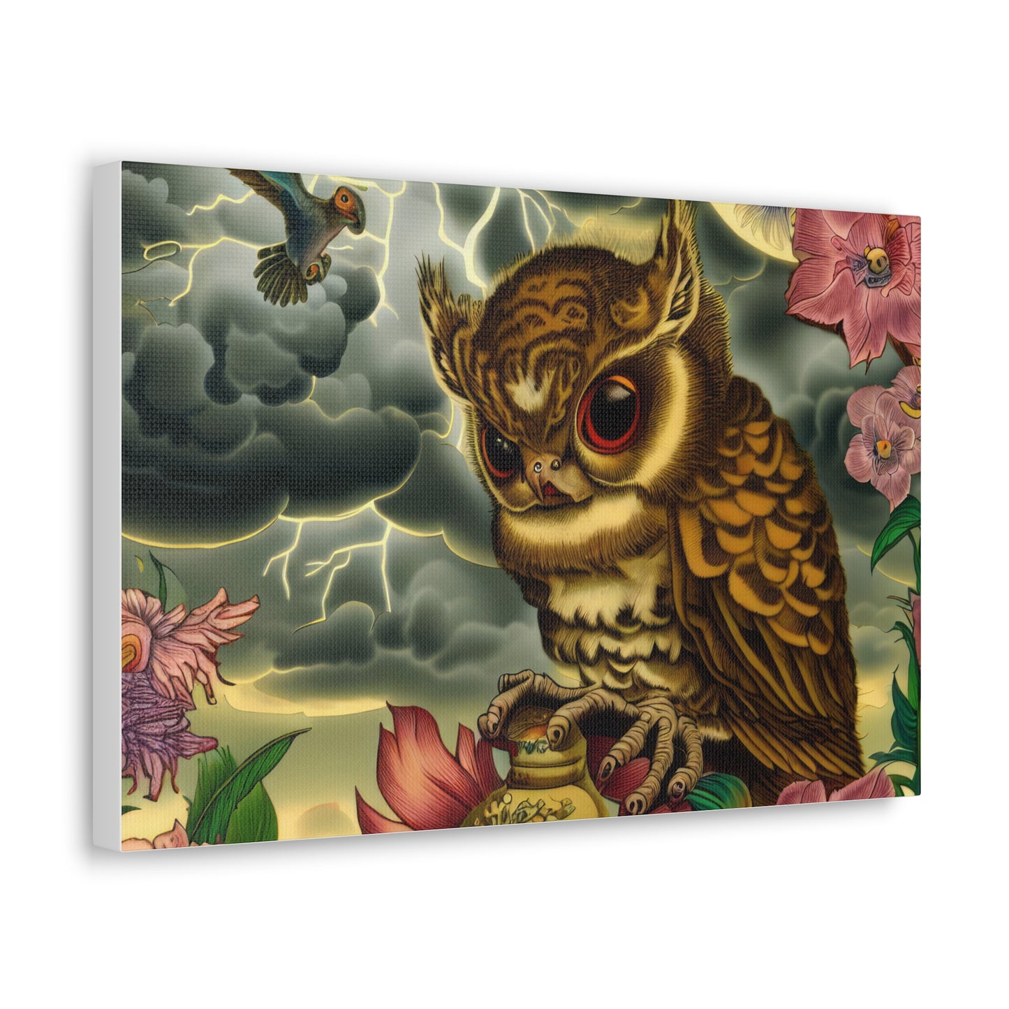 Indiana Owl - Canvas Wall Art