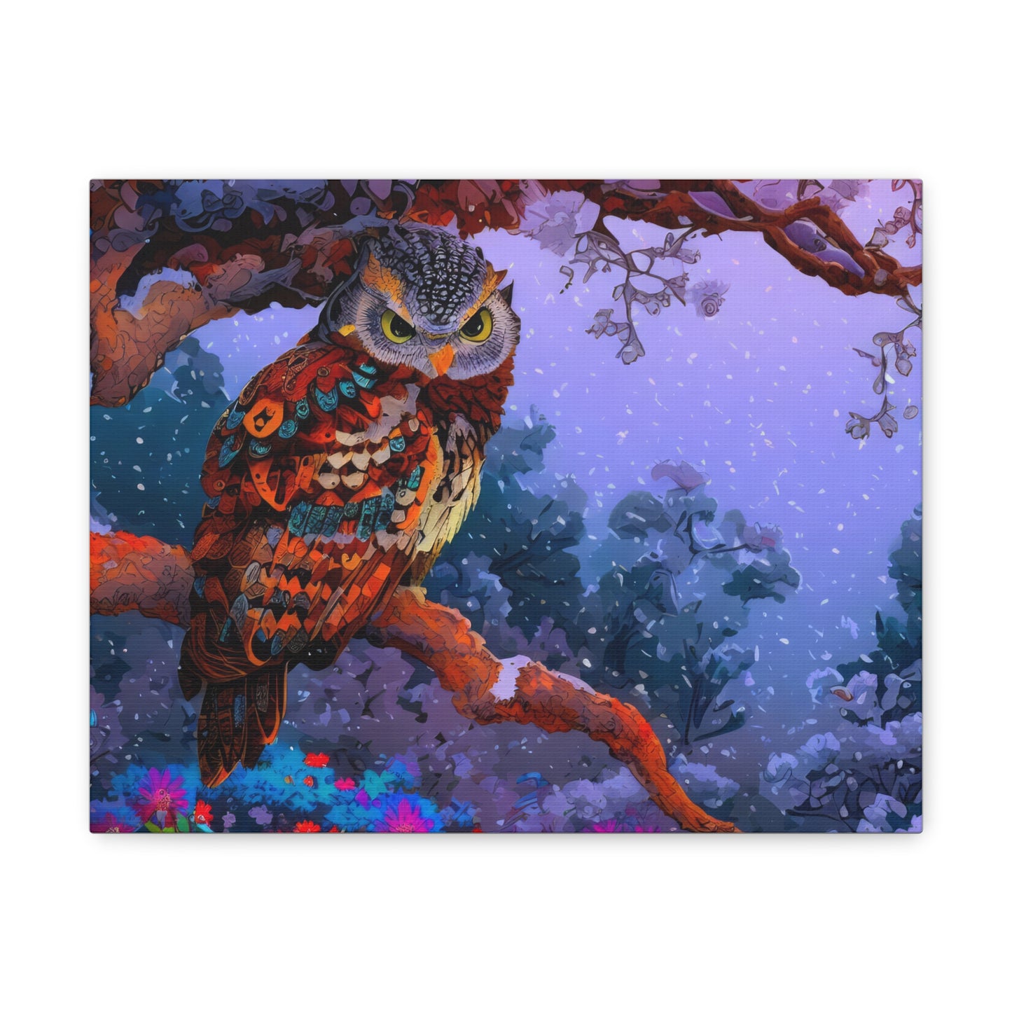 Wyoming Owl  - Canvas Wall Art