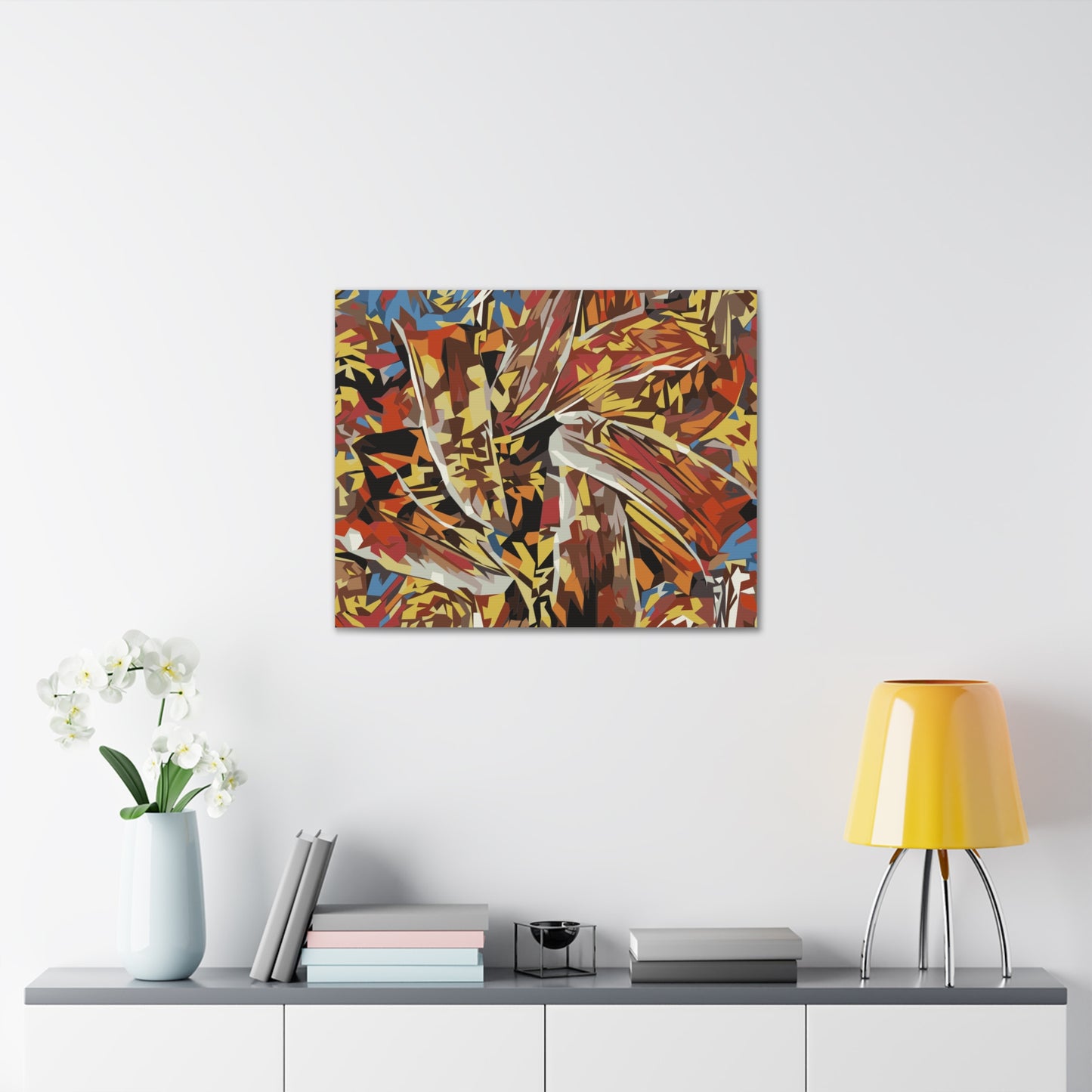 Abstract Floral Fiesta Canvas Gallery Wraps