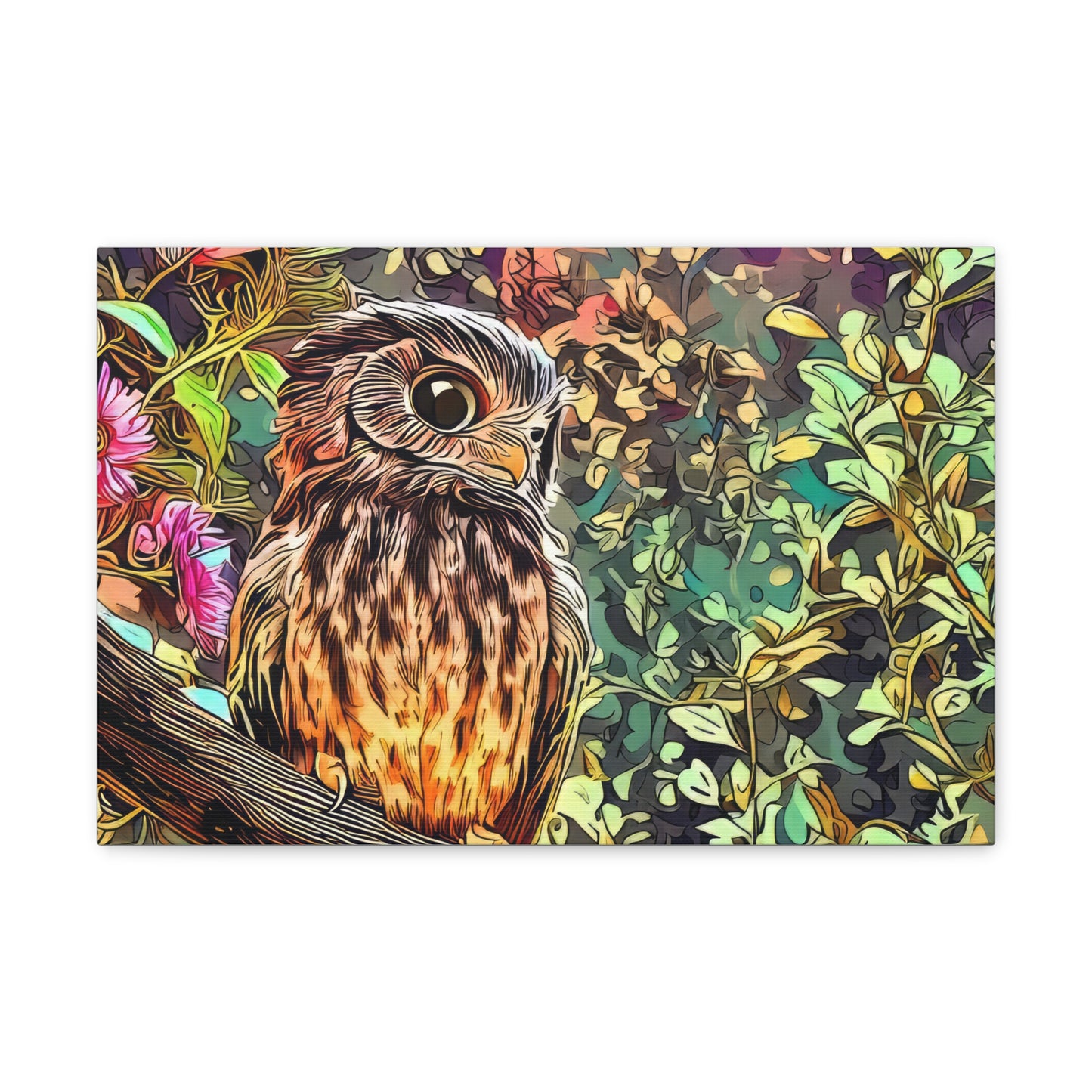 Idaho Owl - Canvas Wall Art