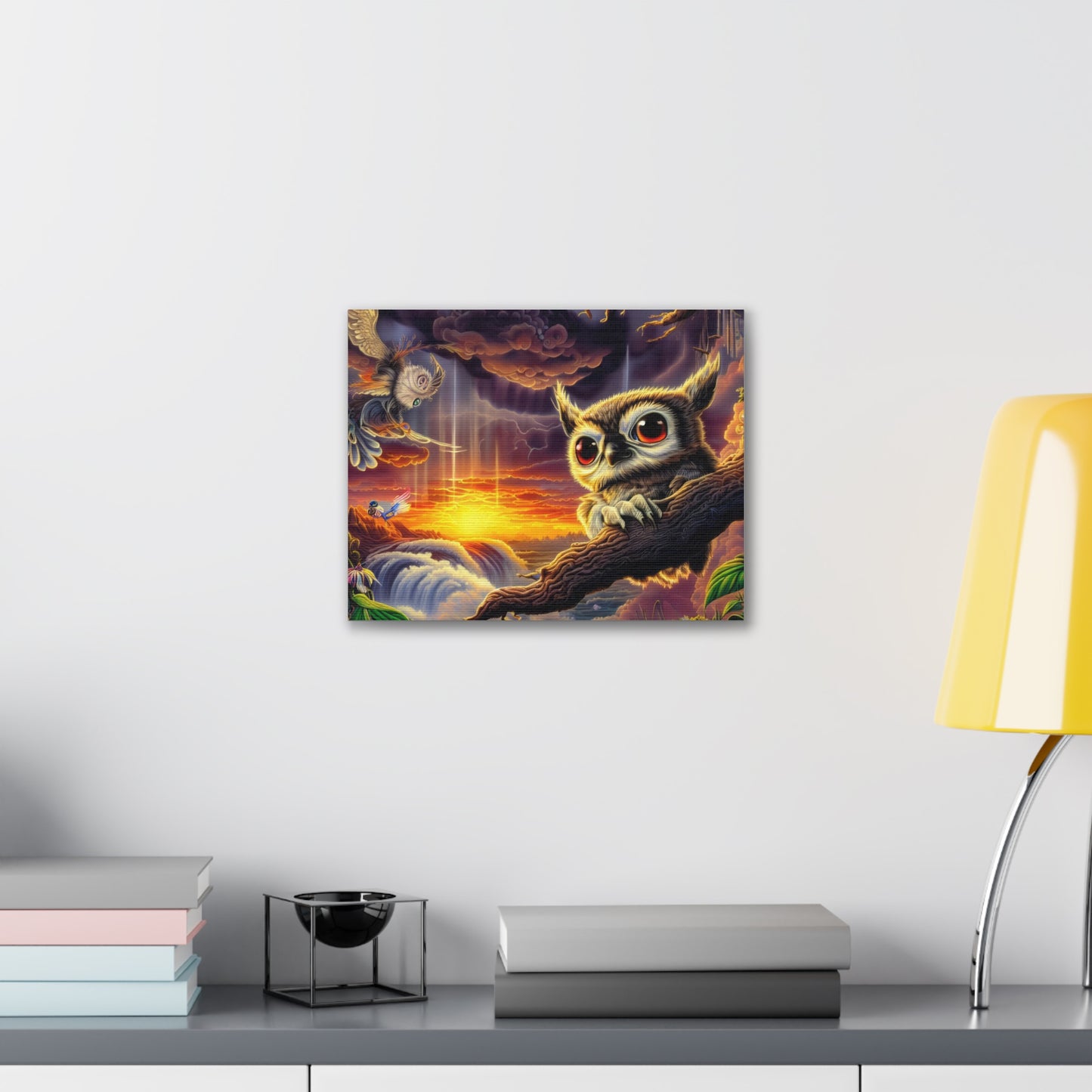 Agamemon Owl - Canvas Wall Art