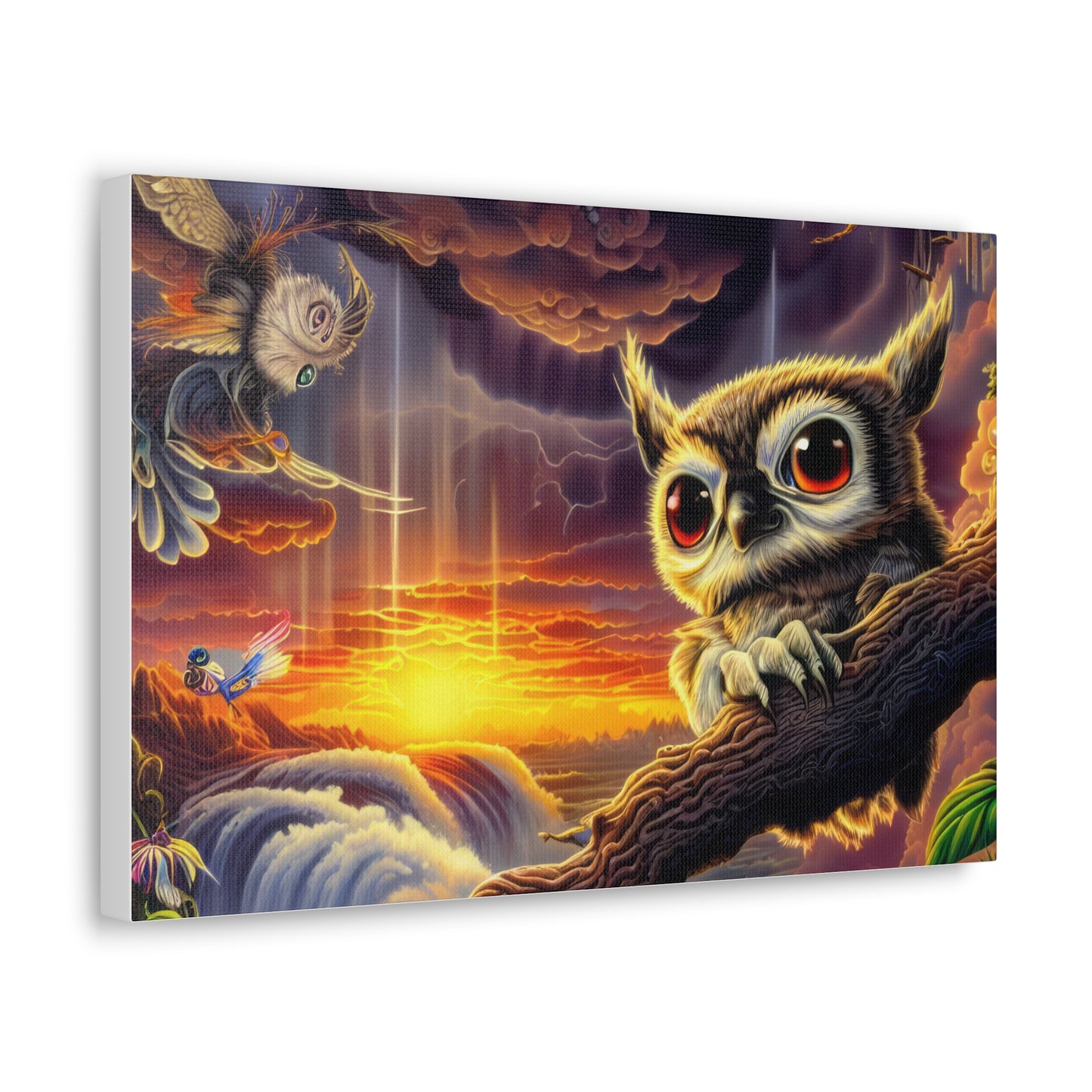 Agamemon Owl - Canvas Wall Art