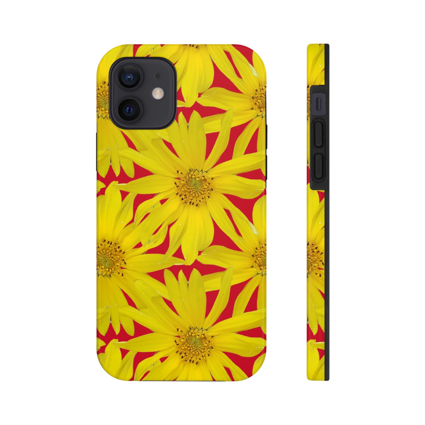 Big Sunflower Red Tough Phone Case