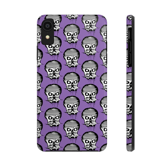 Skull Purple Tough Phone Case