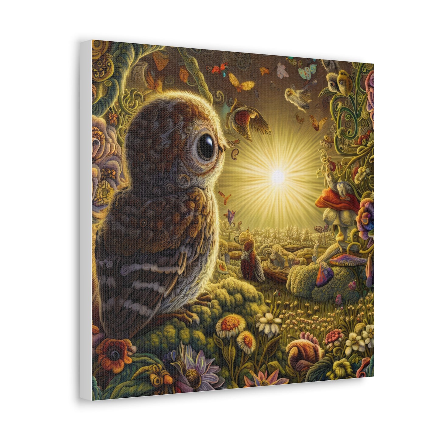 Massachusetts Owl - Canvas Wall Art