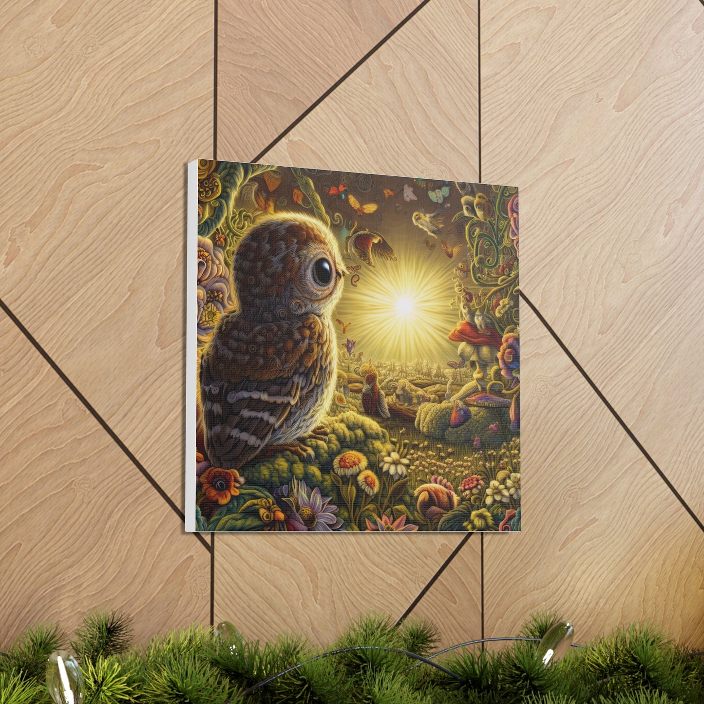 Massachusetts Owl - Canvas Wall Art