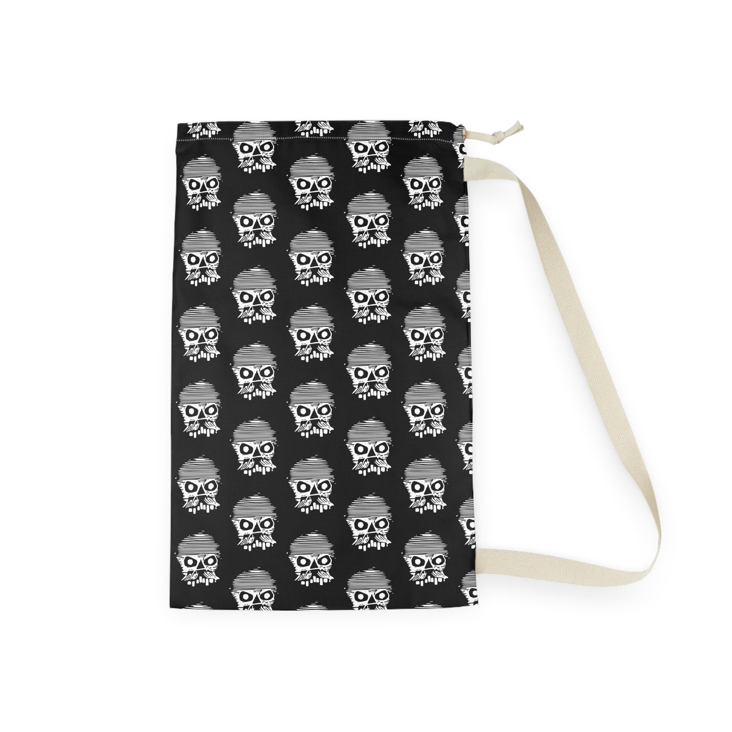 Calavera Black Laundry Bag