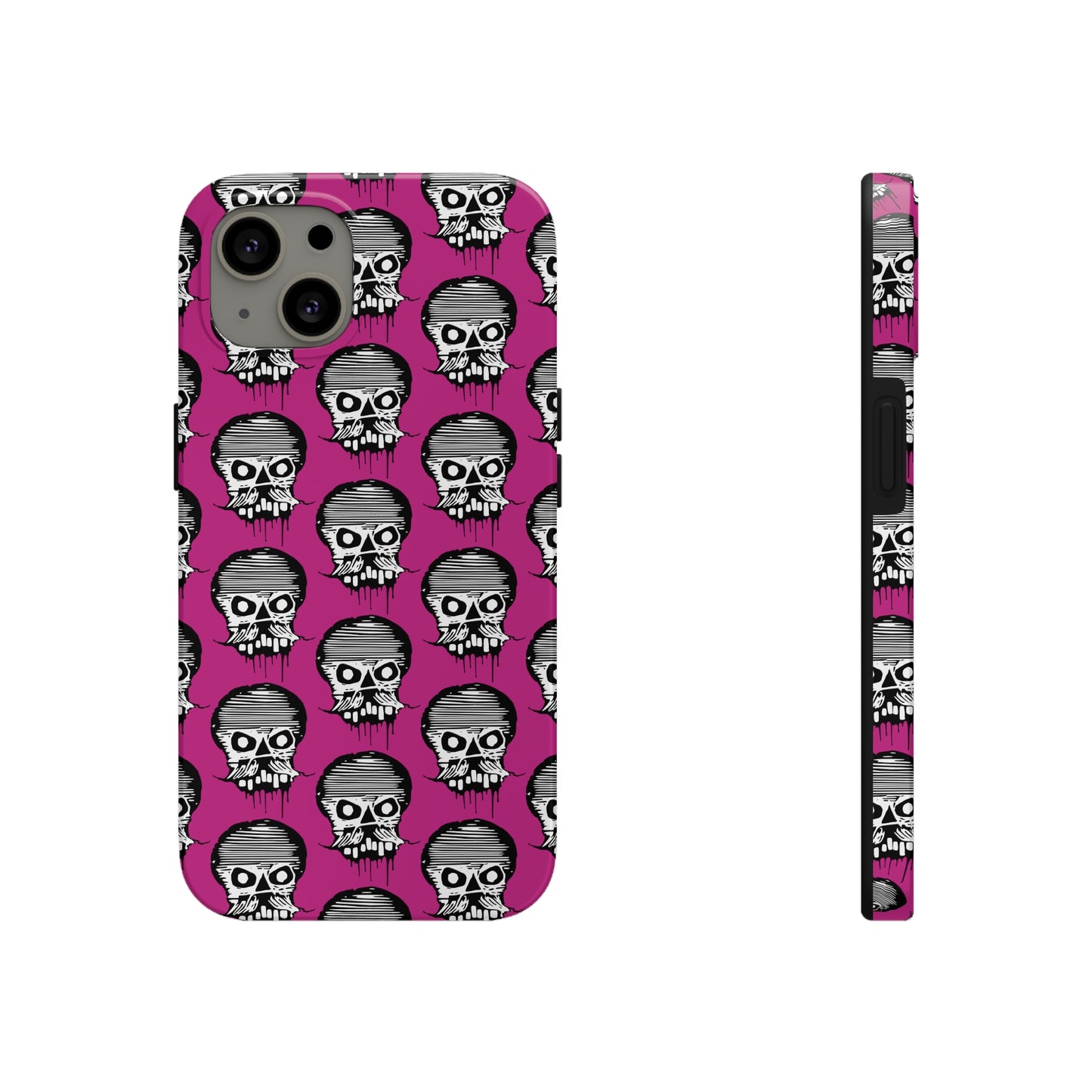 Skull Pink Tough Phone Case