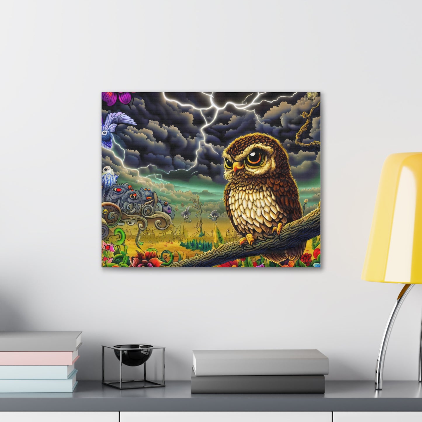 Oklahoma Owl - Canvas Wall Art