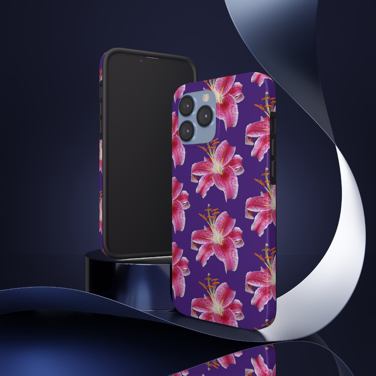 Stargazer Lily Purple Tough Phone Case