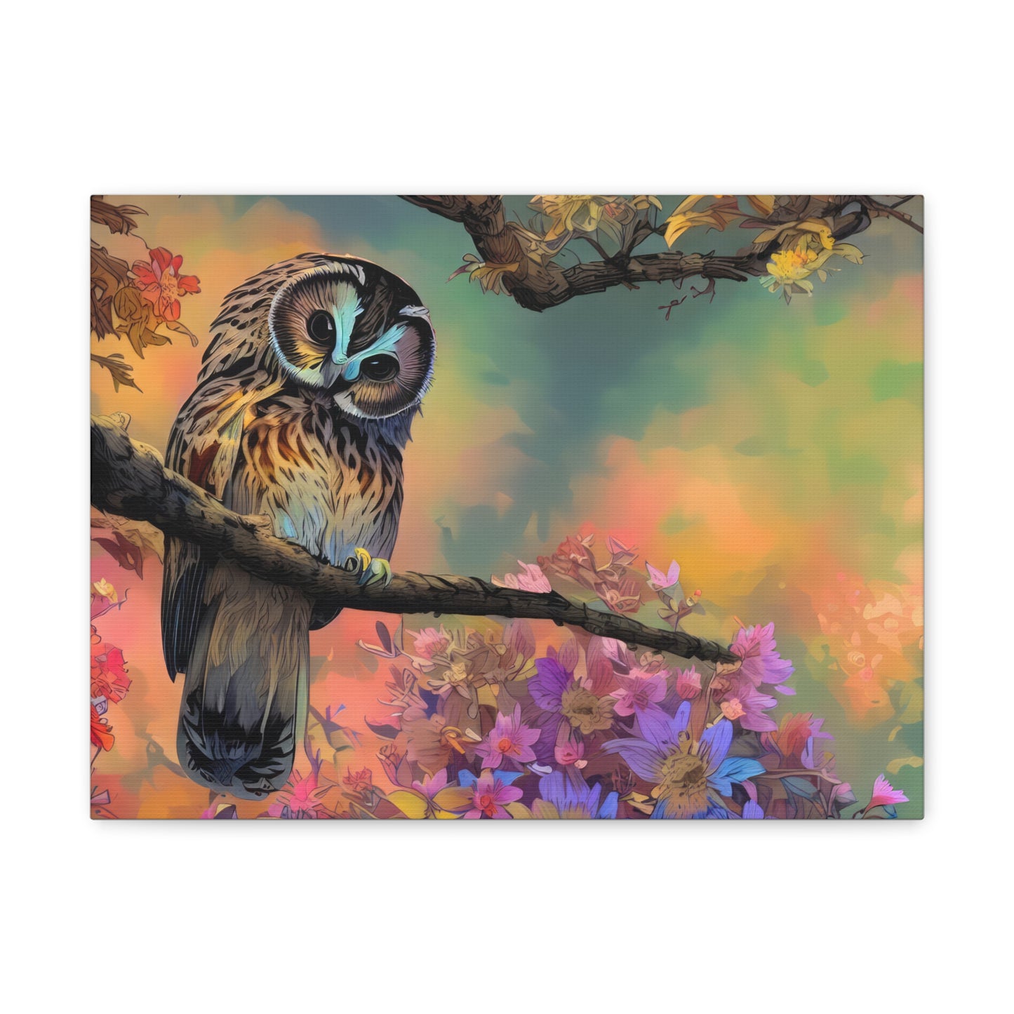 Kansas Owl - Canvas Wall Art