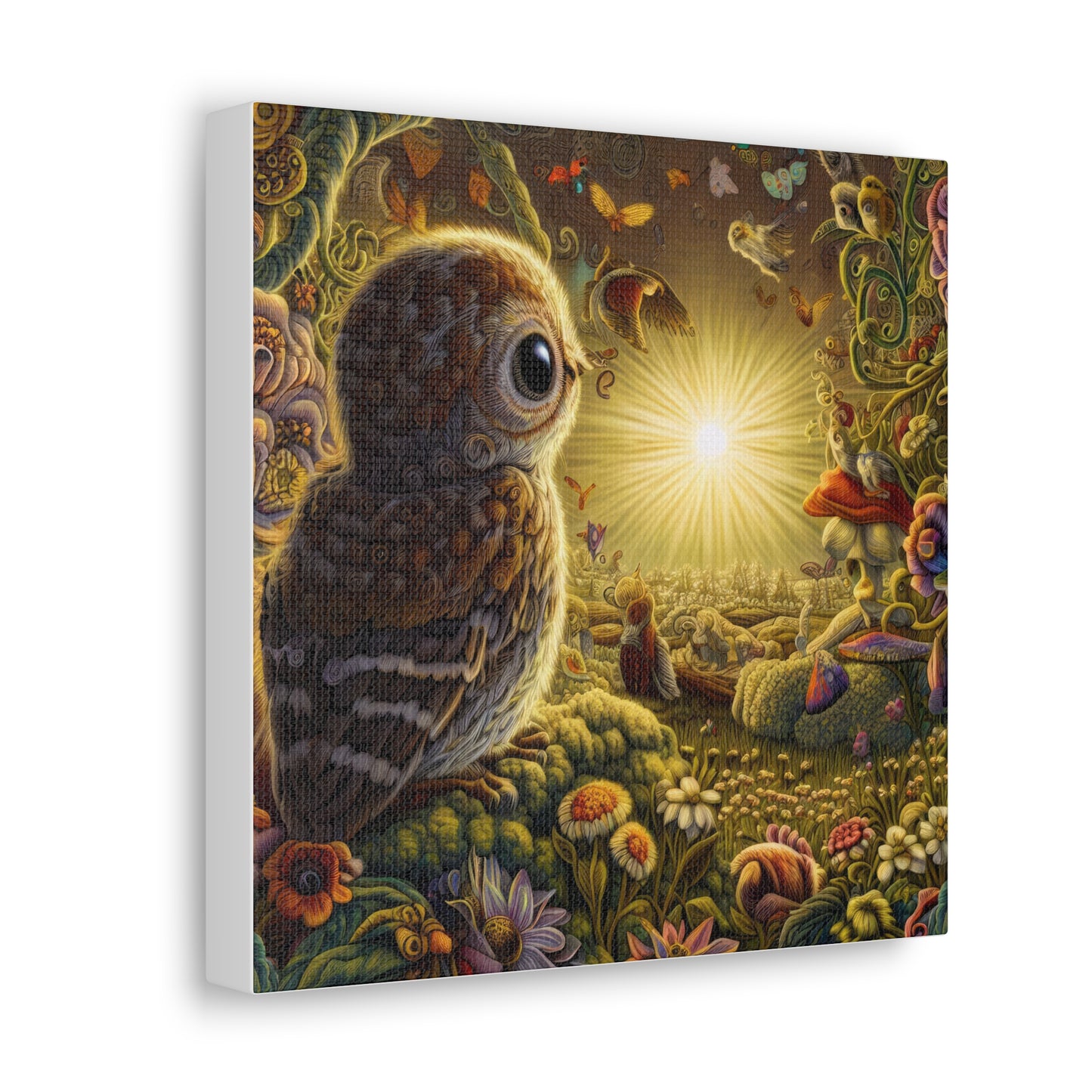 Massachusetts Owl - Canvas Wall Art