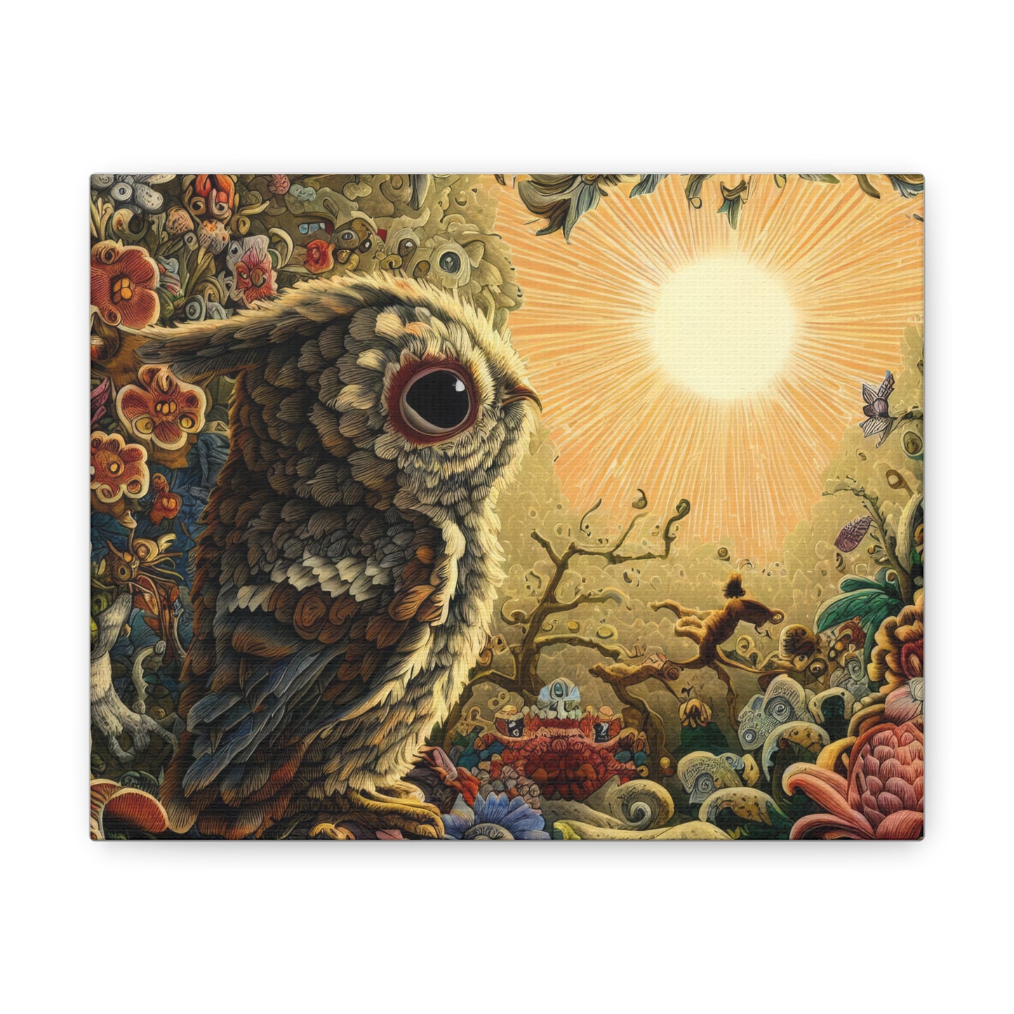 North Carolina Owl - Canvas Wall Art