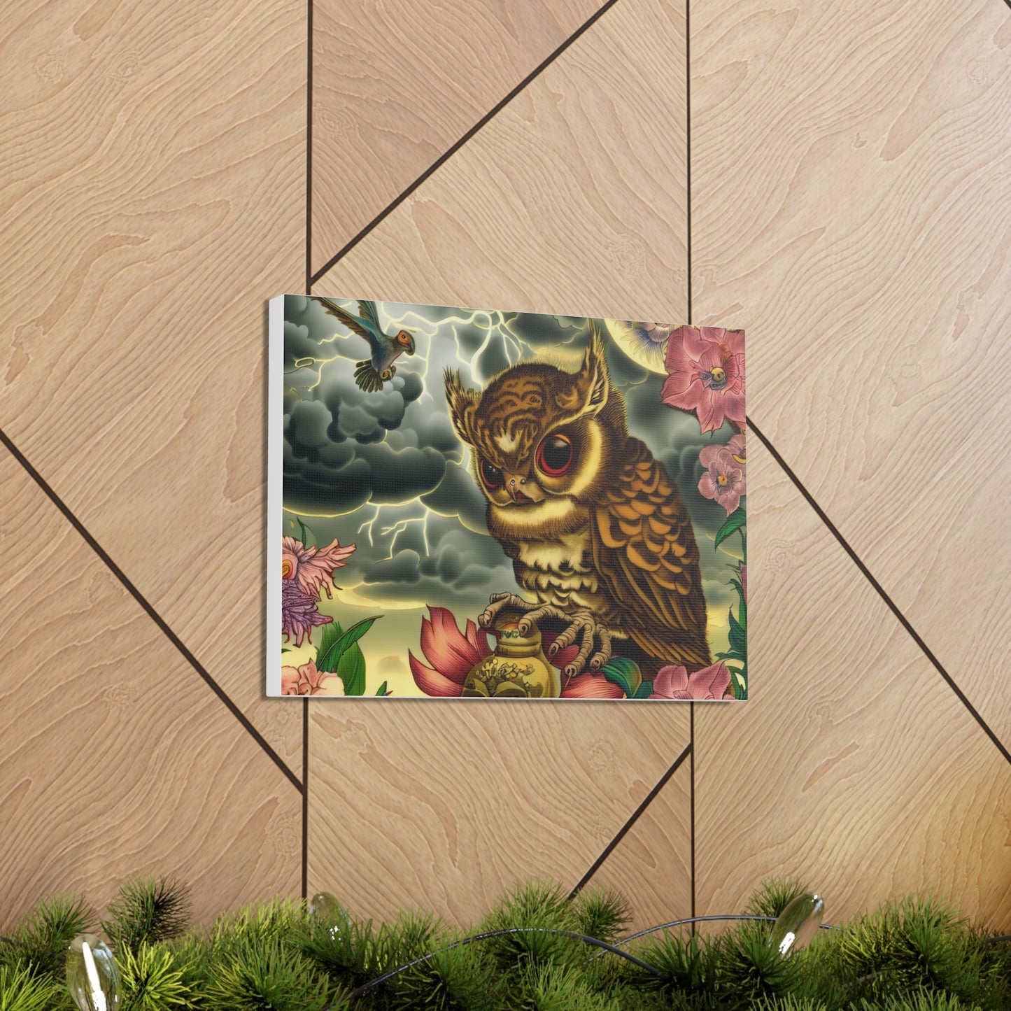 Indiana Owl - Canvas Wall Art