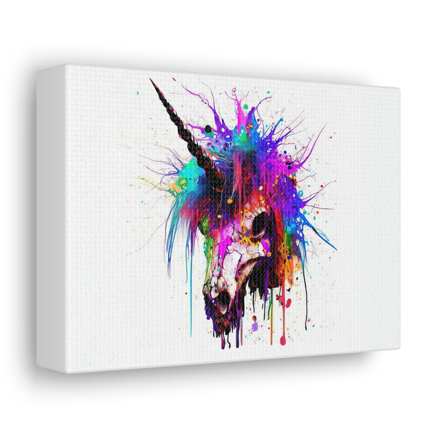 Unicorn Skull - Canvas Wall Art