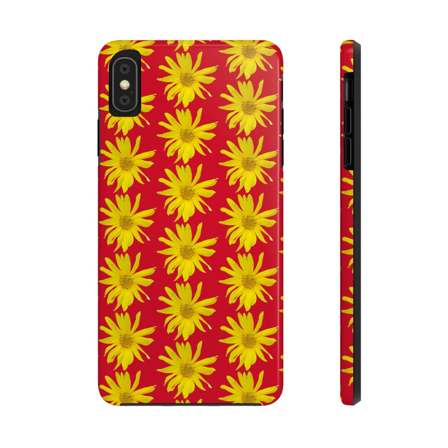 Wild Sunflower Red Tough Phone Case