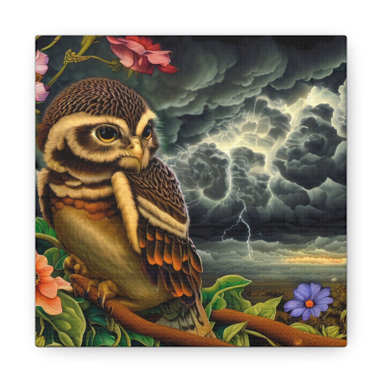 Aeolus Owl - Canvas Wall Art