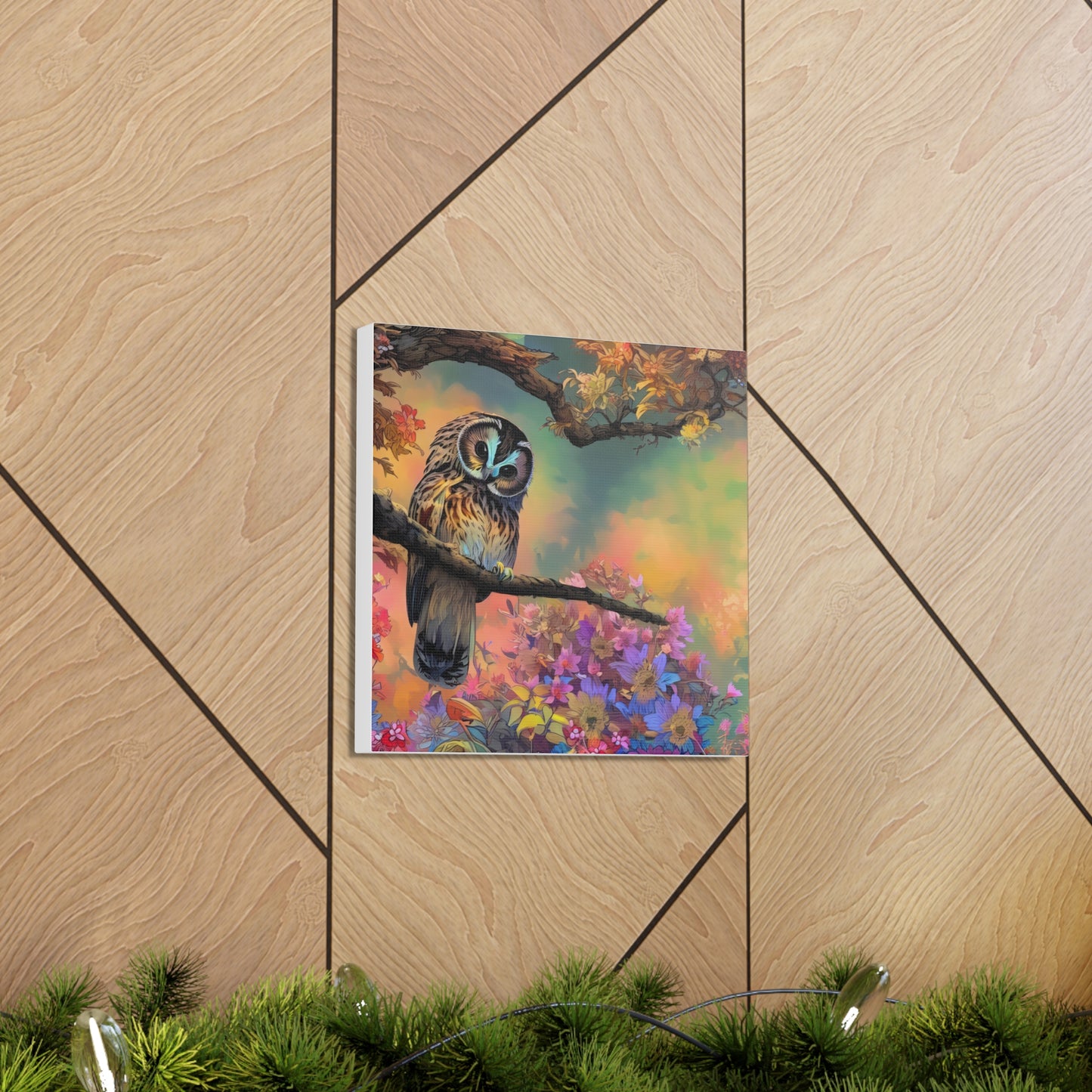 Kansas Owl - Canvas Wall Art