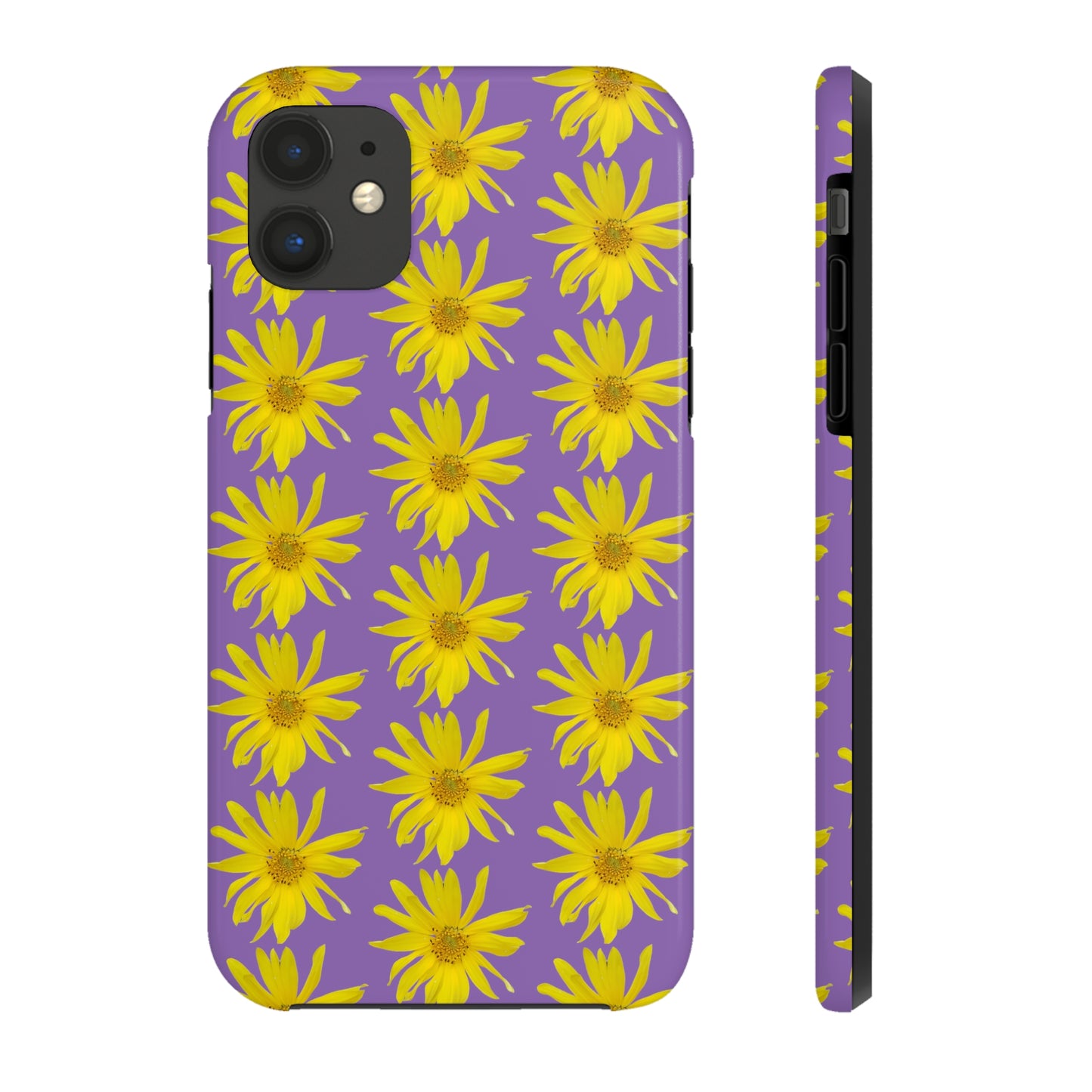 Wild Sunflower Purple Tough Phone Case