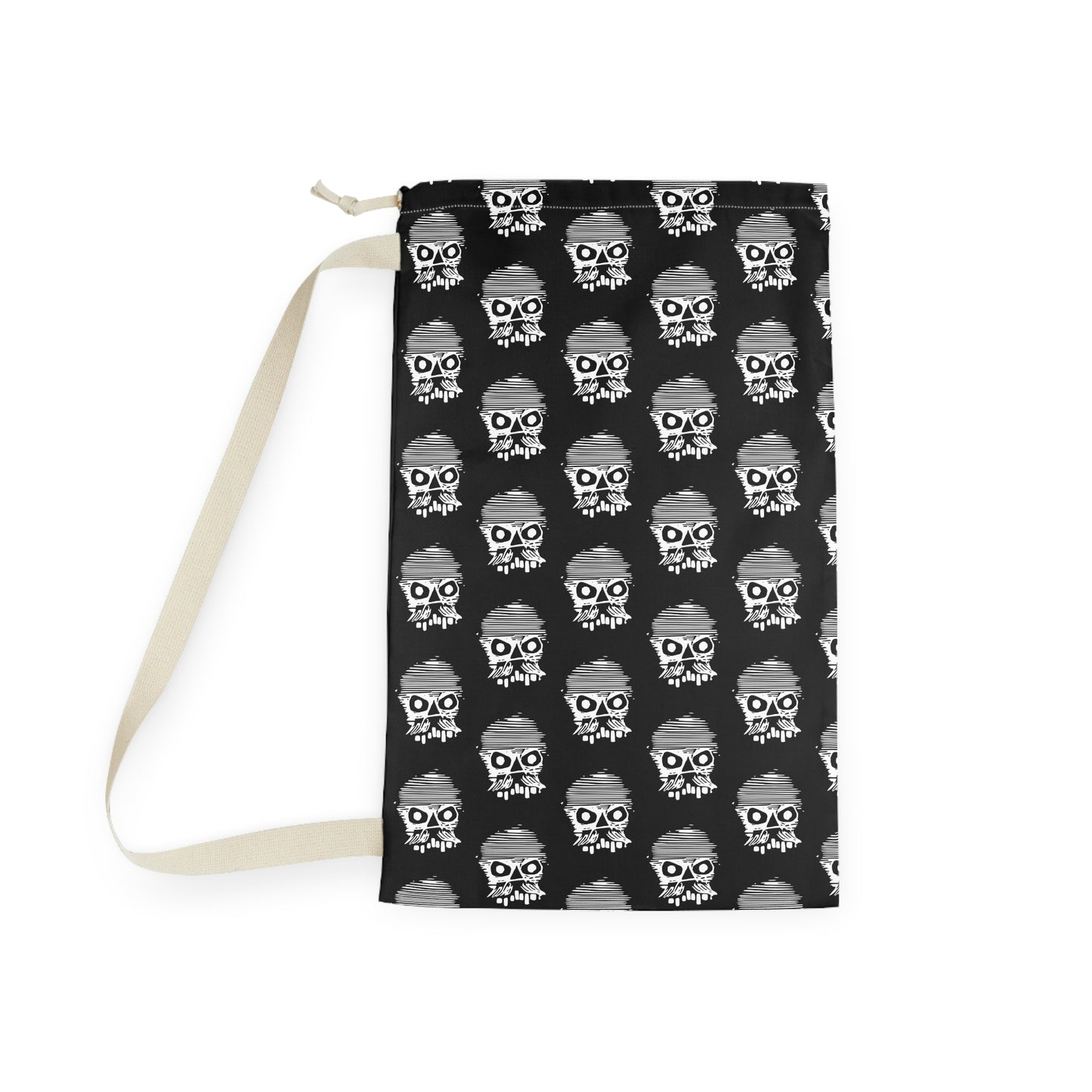 Calavera Black Laundry Bag