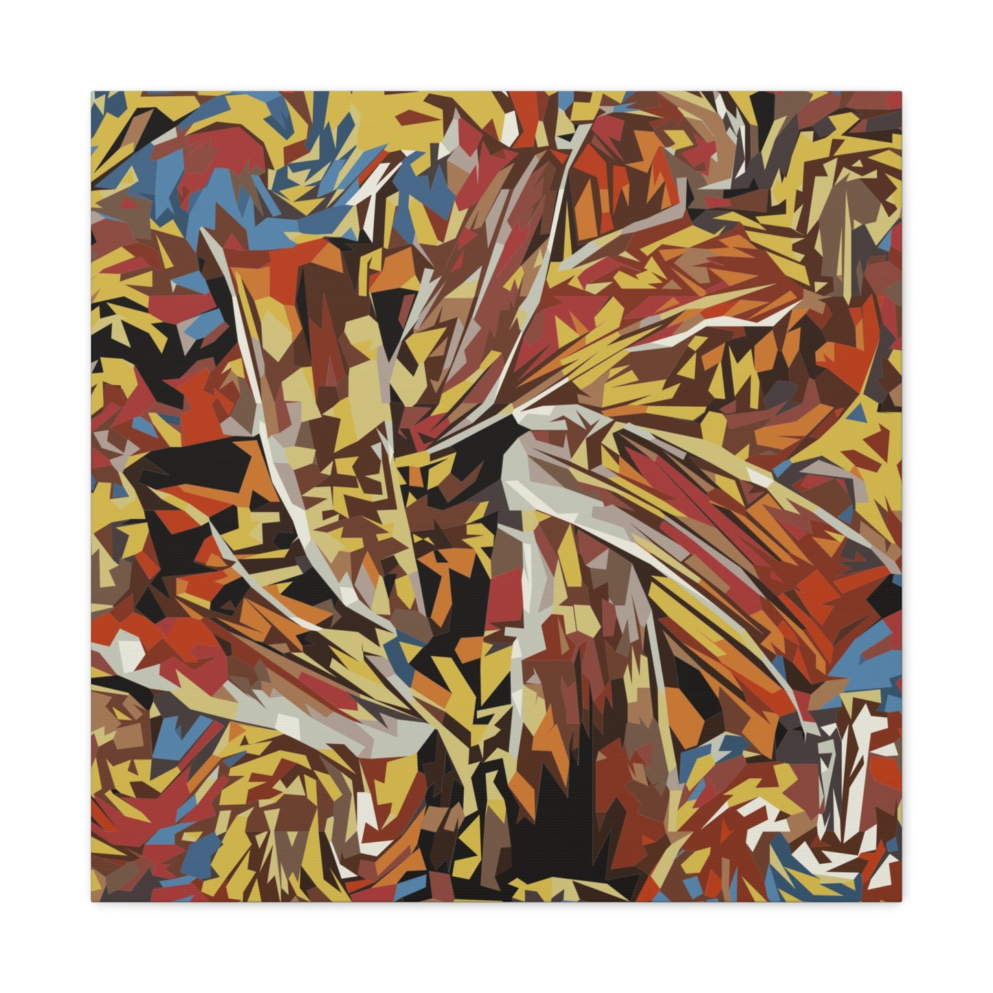 Abstract Floral Fiesta Canvas Gallery Wraps