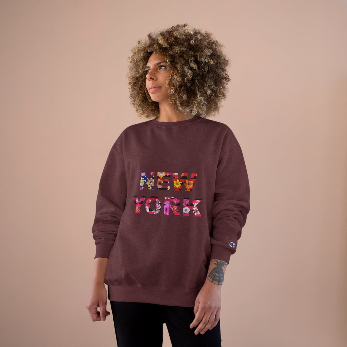 New York Floral Champion Sweatshirt