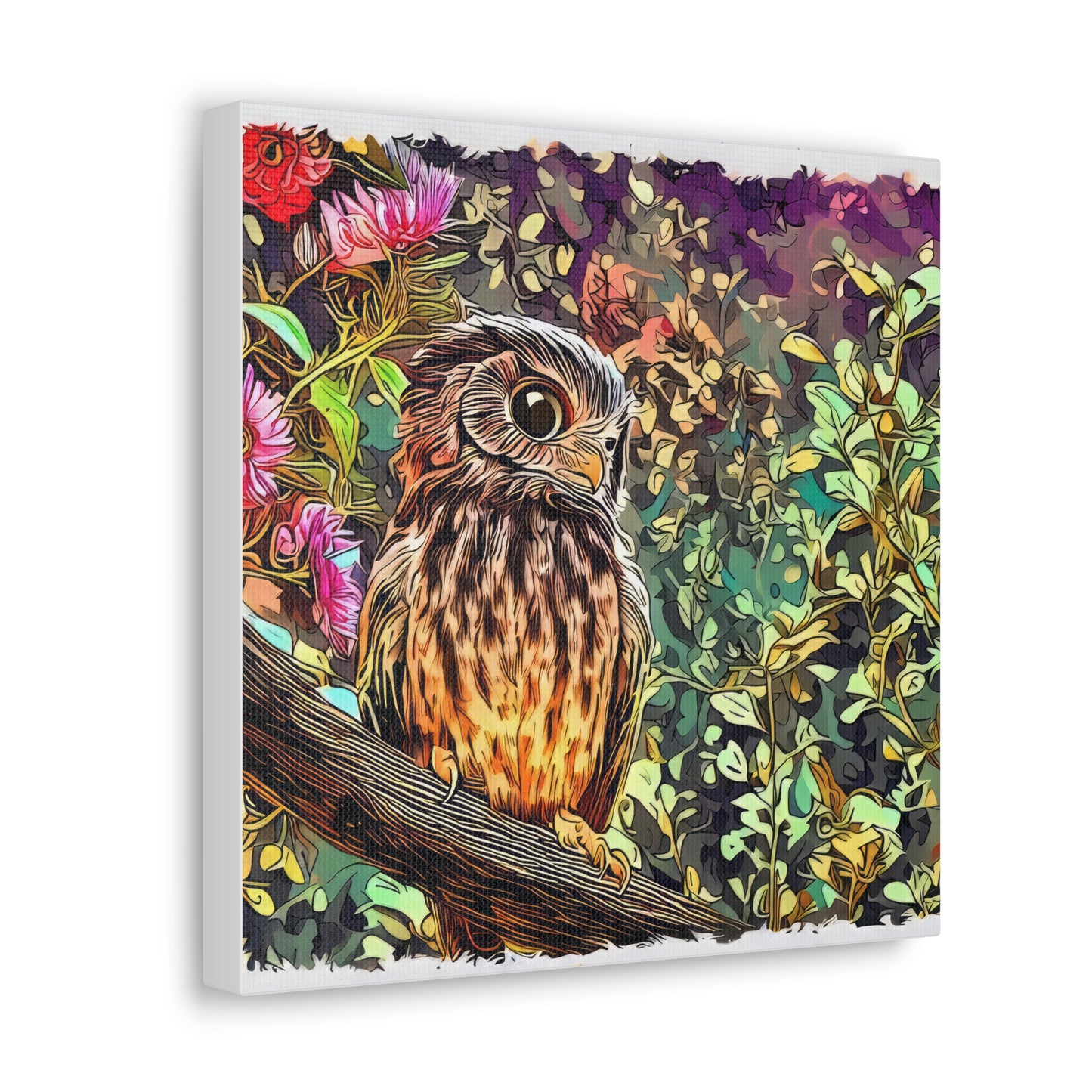 Idaho Owl - Canvas Wall Art