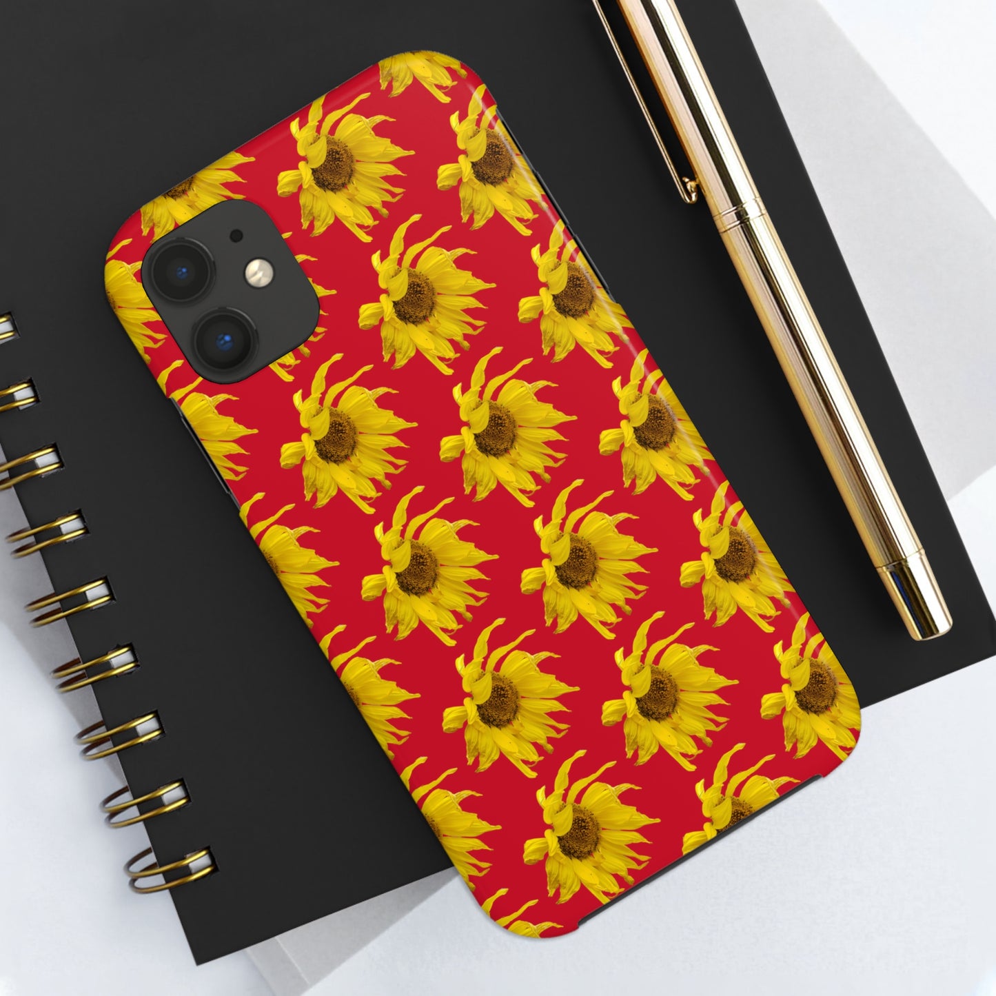 Fall Sunflower Red Tough Phone Case