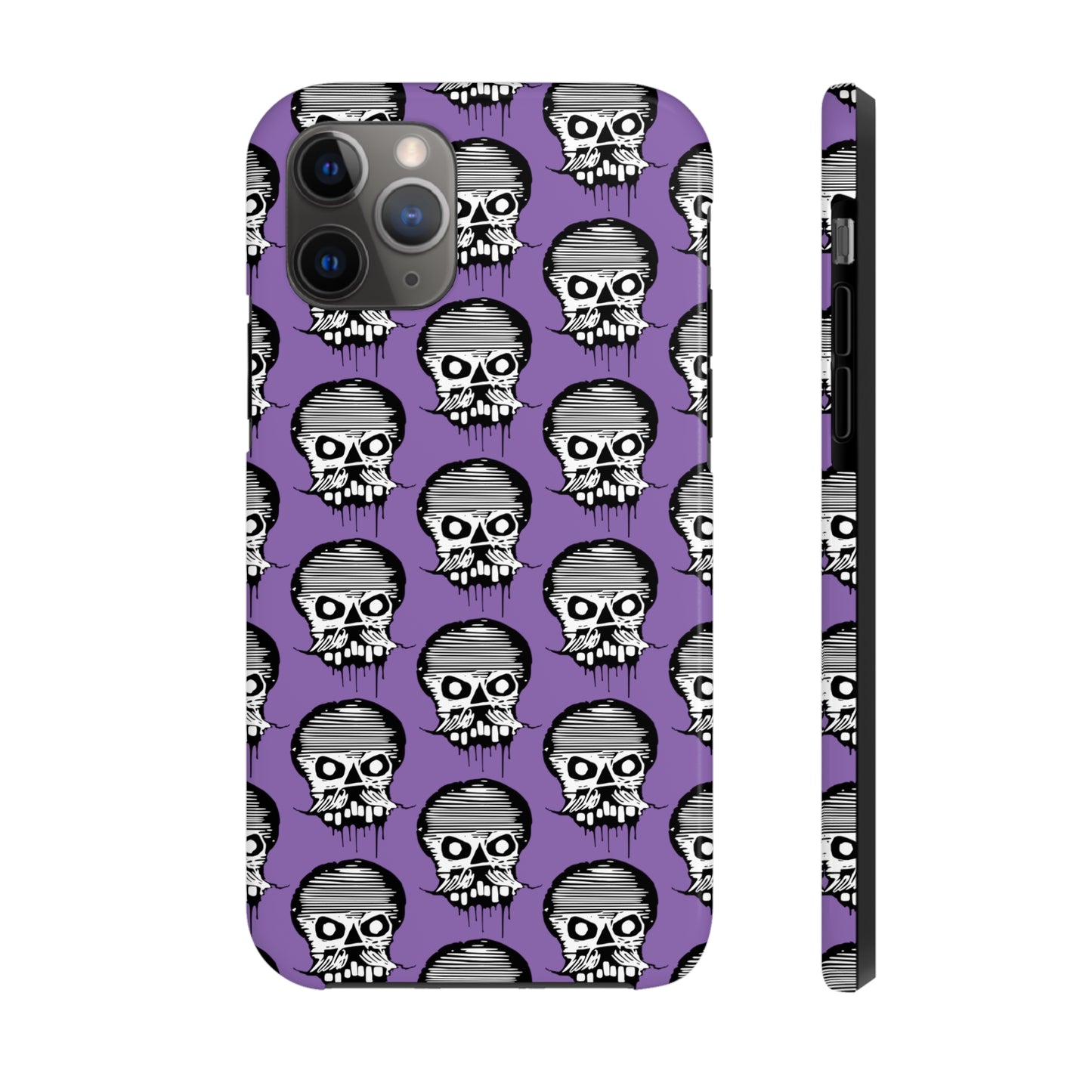 Skull Purple Tough Phone Case