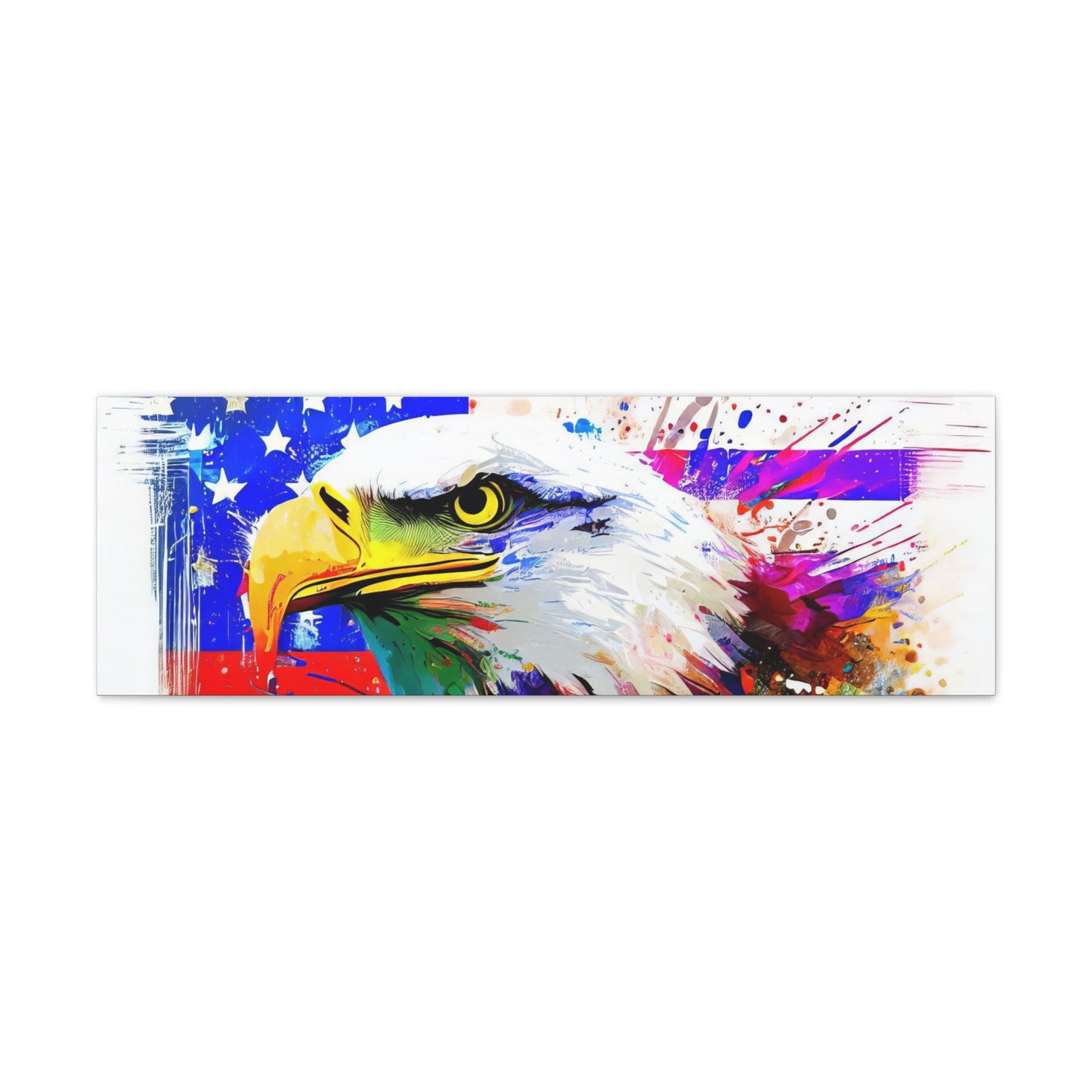 American Eagle Flag  - Canvas Wall Art