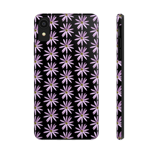 Aster Black Tough Phone Case