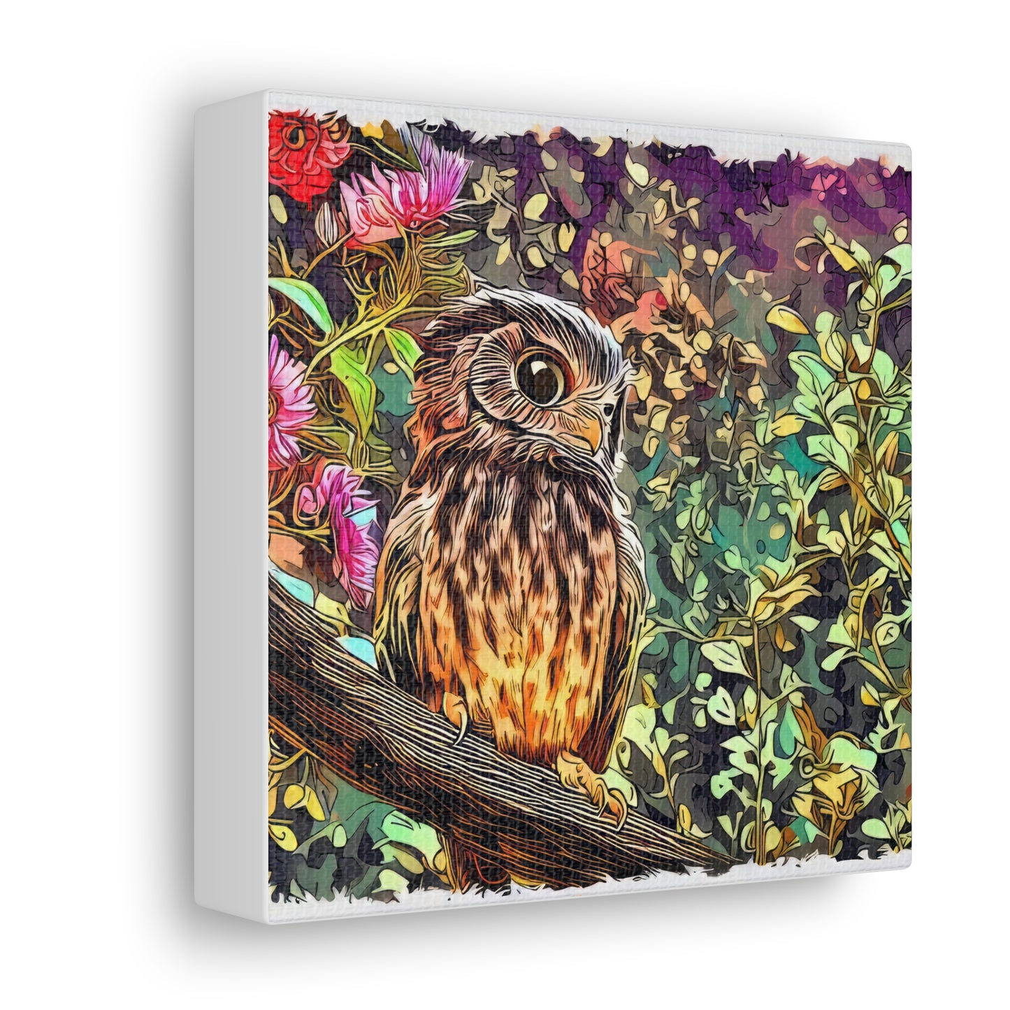 Idaho Owl - Canvas Wall Art