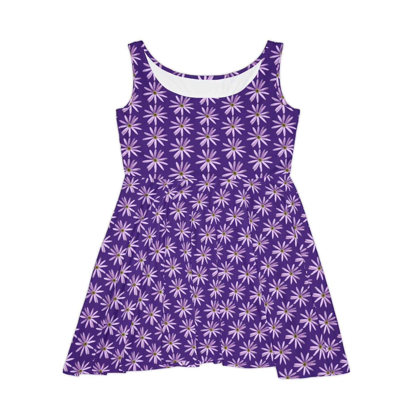 Aster Purple Skater Dress