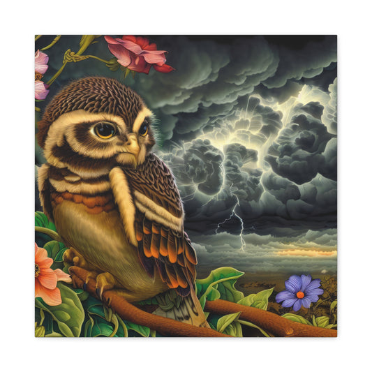 Aeolus Owl - Canvas Wall Art
