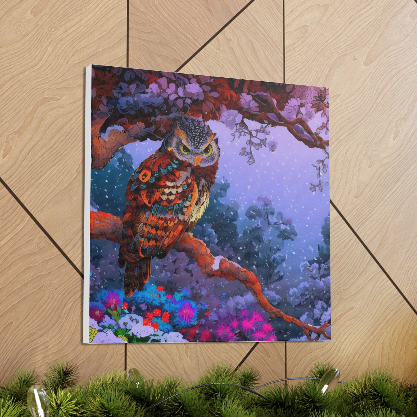 Wyoming Owl  - Canvas Wall Art