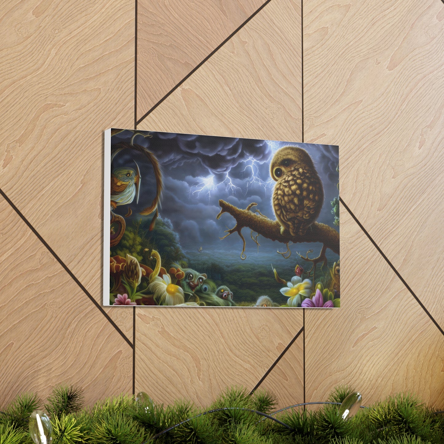 Mississippi Owl - Canvas Wall Art