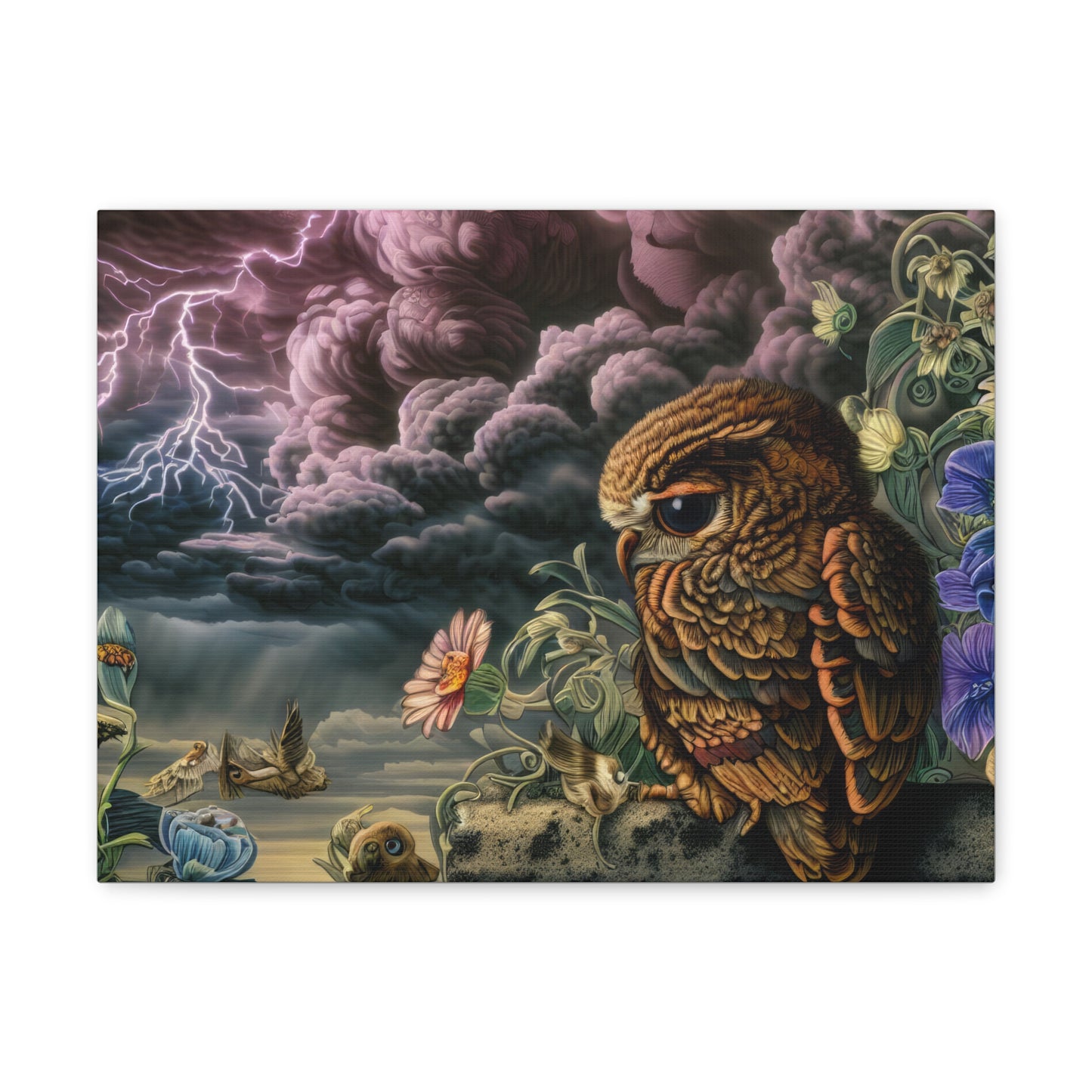 Kentucky Owl - Canvas Wall Art