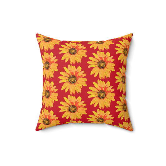 Sunflower Square Pillow