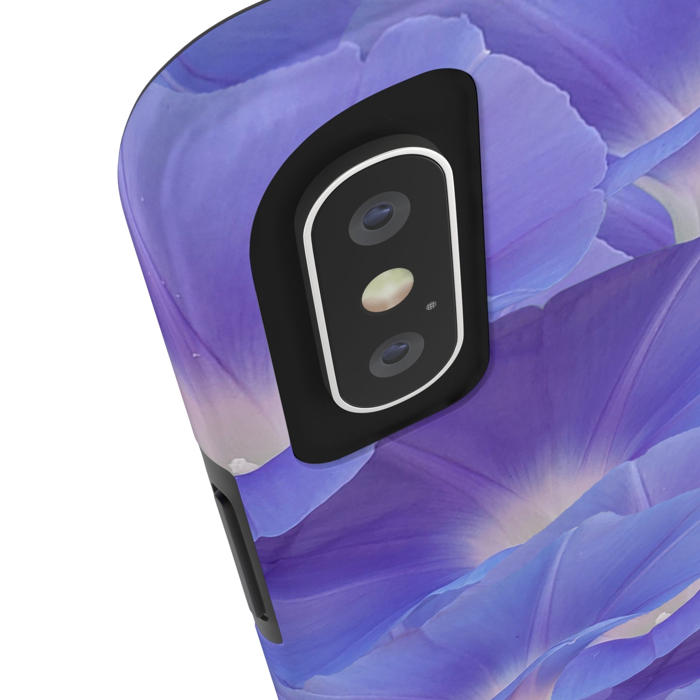 Blue Morning Glory Layers Tough Phone Case