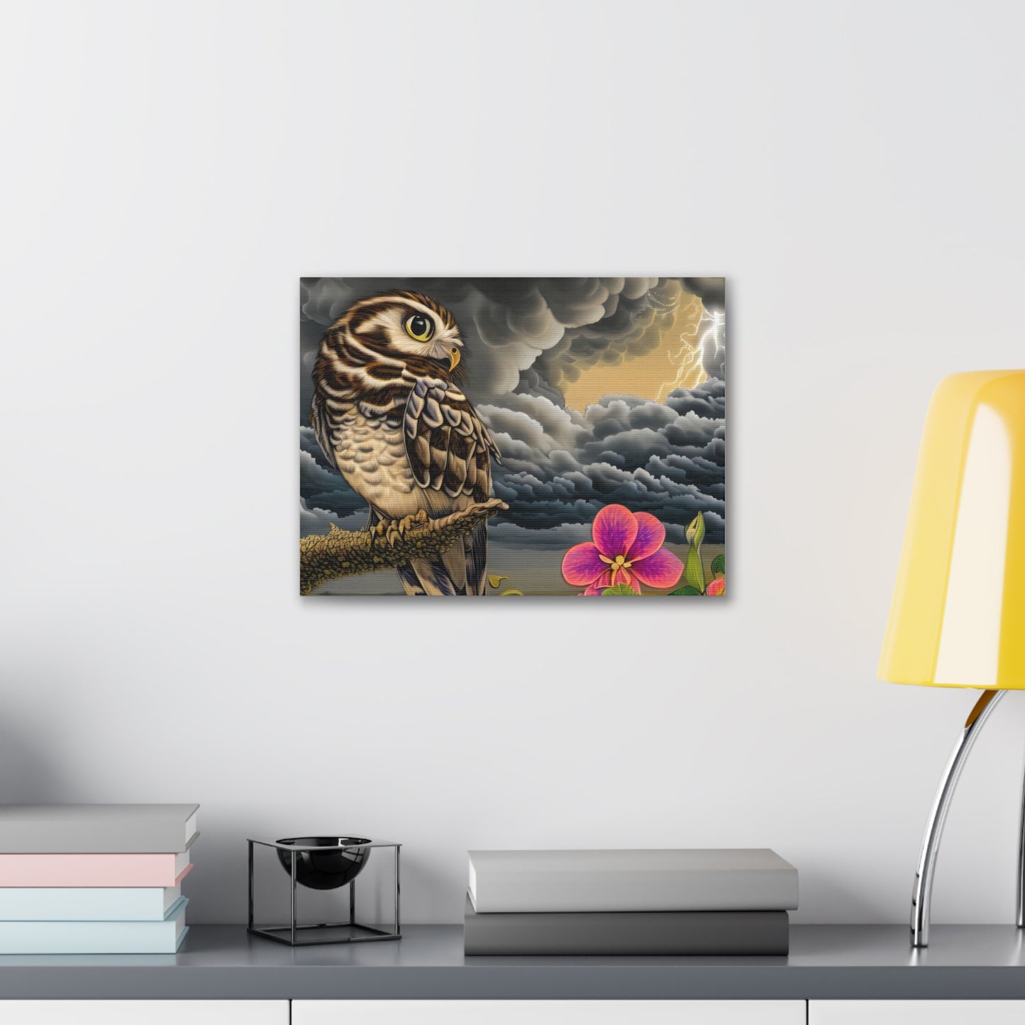 Hawaii Owl - Canvas Wall Art