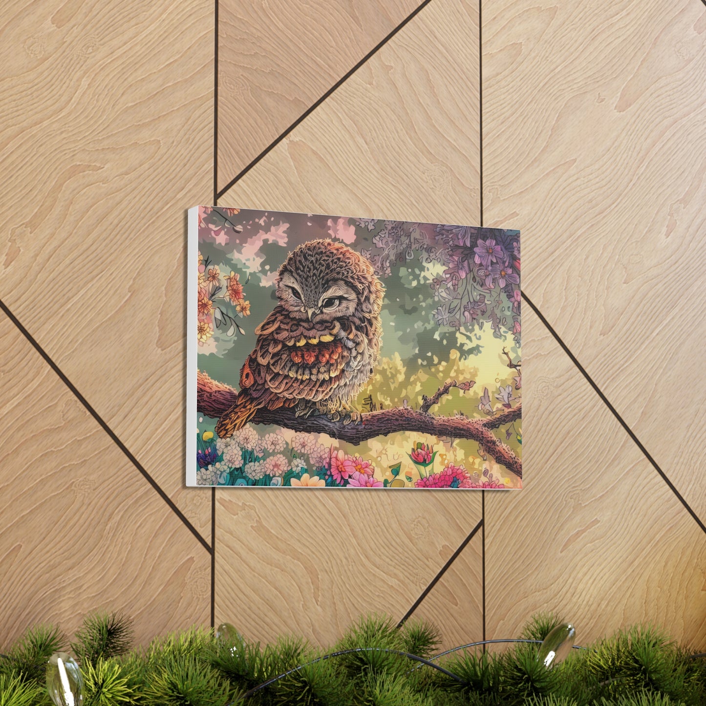 Oregon Owl - Canvas Wall Art